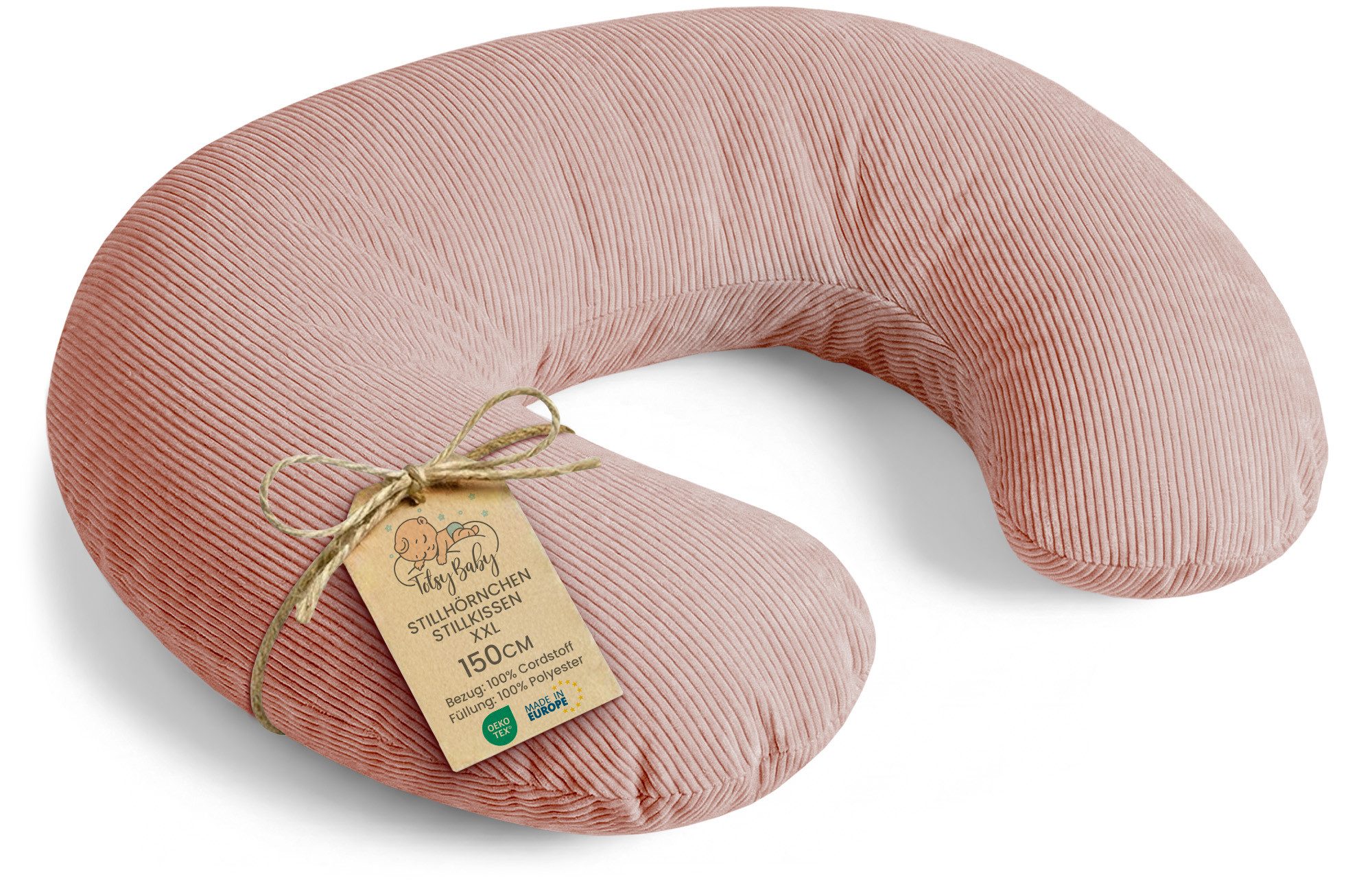Totsy Baby Stillkissen klein Mond Minky Nursing Stillhörnchen Kissen Nursing Pillow