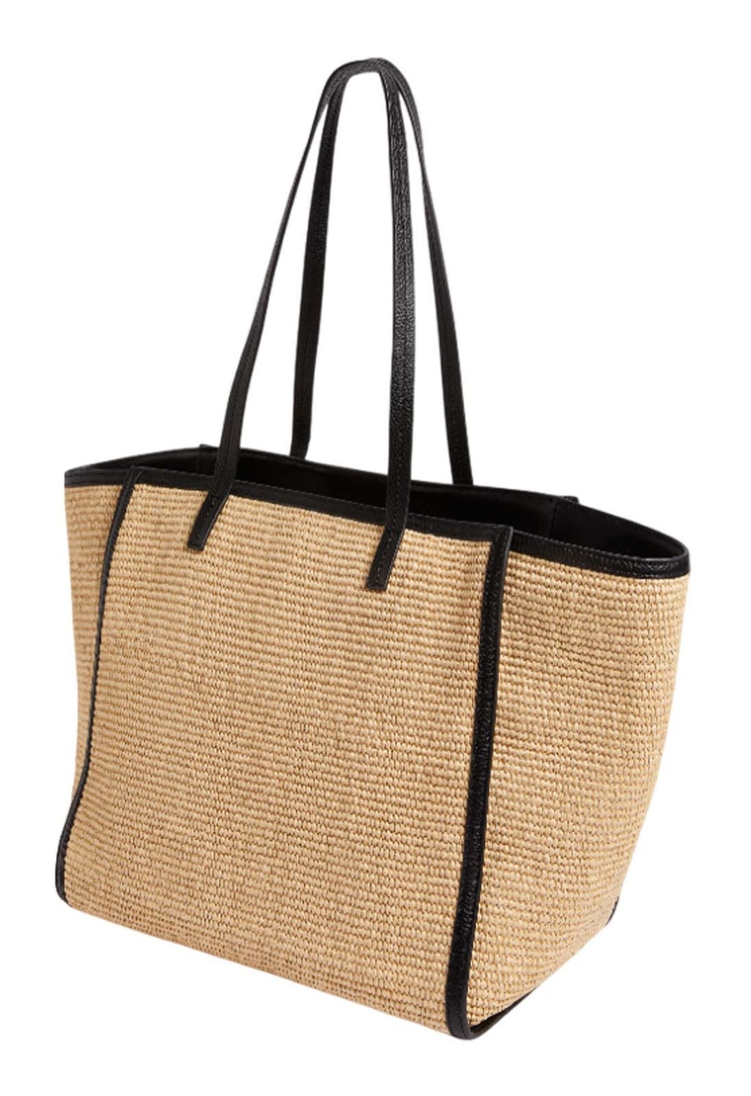 Shopper Barni Faux Raffia Large Shopper Bag