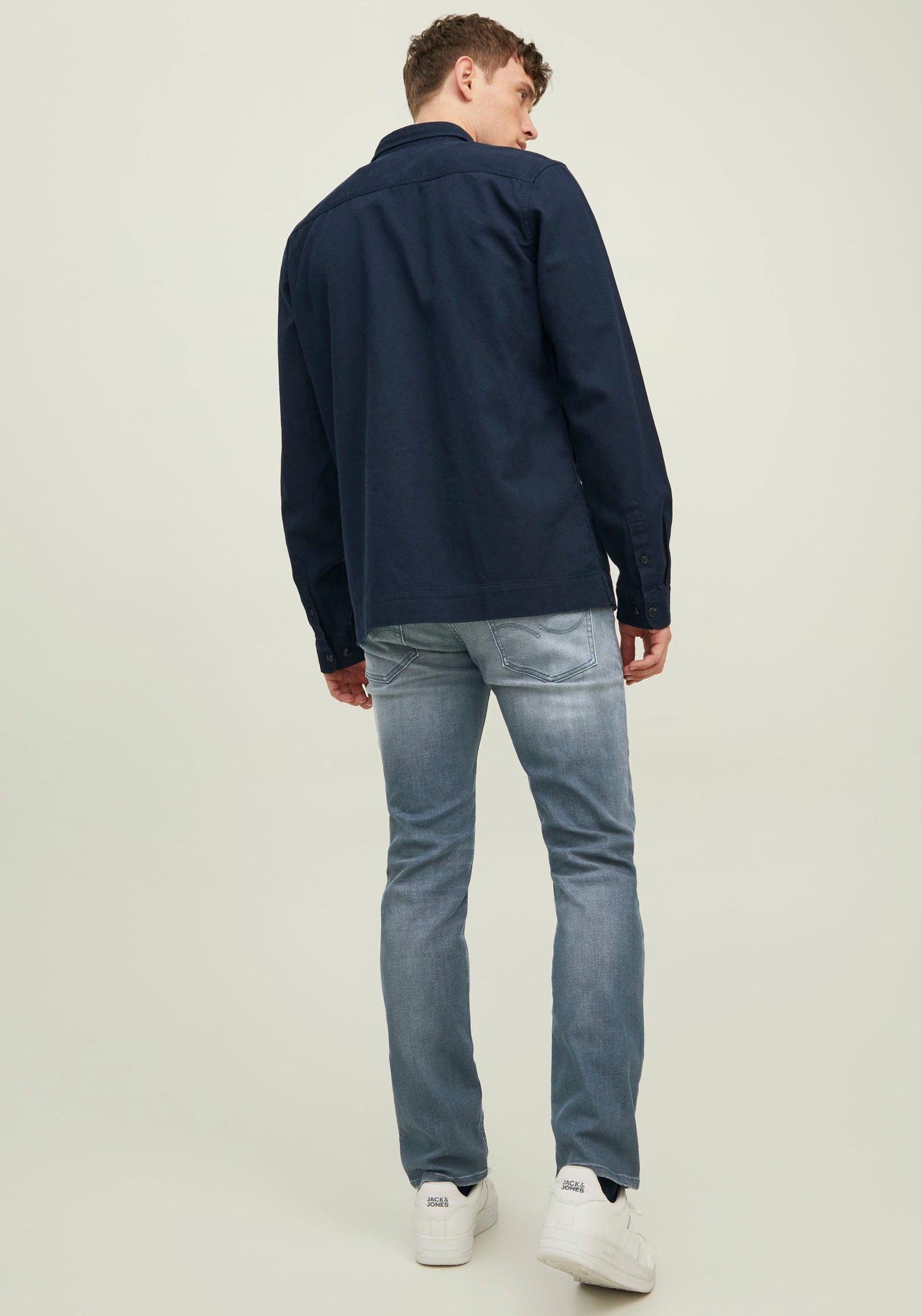 grey TIM Slim-fit-Jeans & OLIVER Jones denim Jack