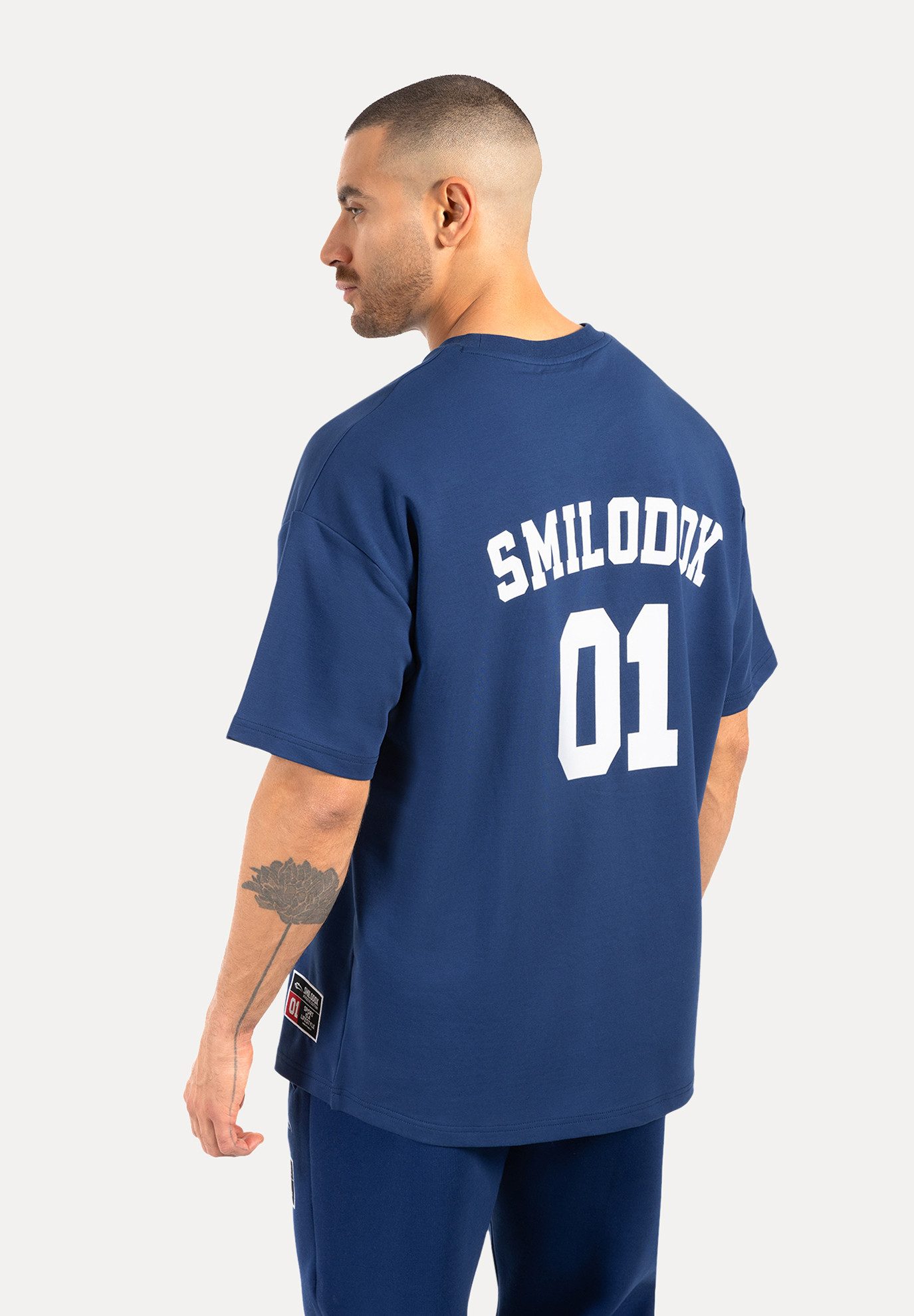 Smilodox T-Shirt Rayk, Locker geschnittenes Oversize Shirt mit auffälligem günstig online kaufen