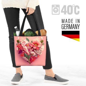 VOID Henkeltasche (1-tlg), Blumen Herz Liebe Muttertag valentinstag mutter muttertag geschenk he