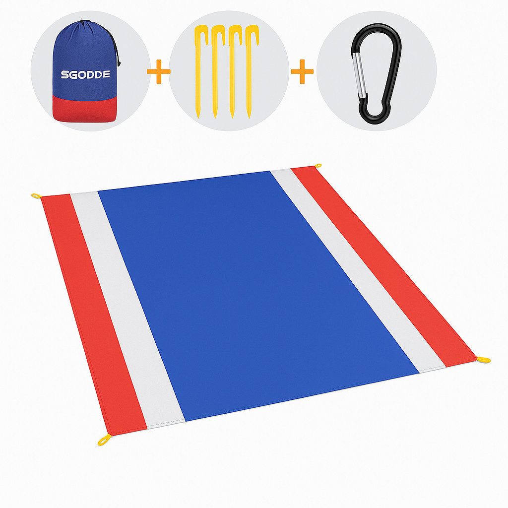 SGODDE Strandtuch Outdoor Camping Beach Matte, günstig online kaufen