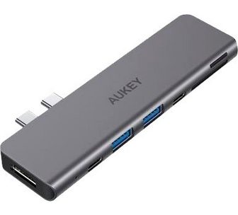 AUKEY »USB-C Hub 7-in-1« adapteris zu USB la...