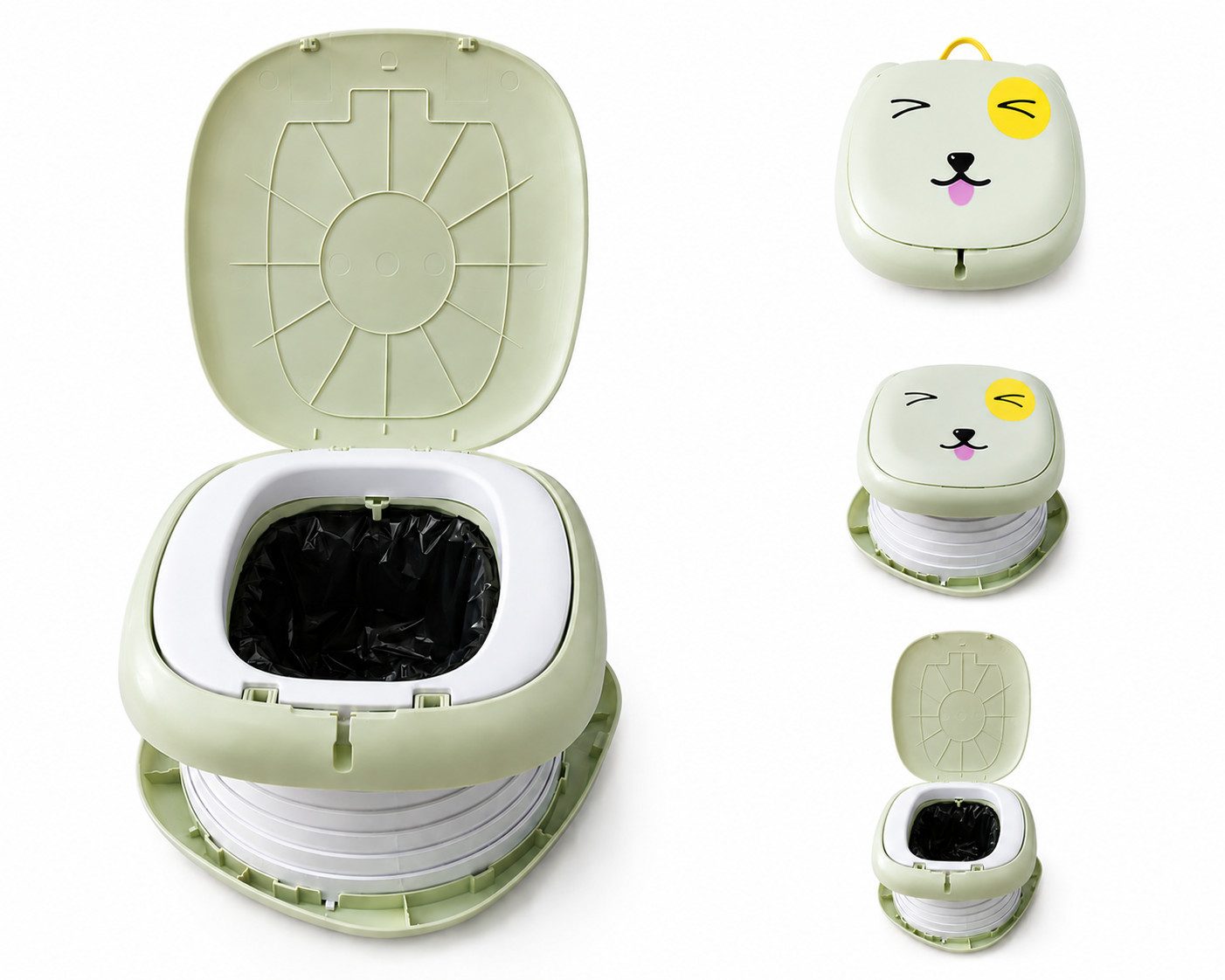 Boncuks Home Baby-Toilettensitz Kinder Klapptoilette – Reisetoilette für Auto & Camping