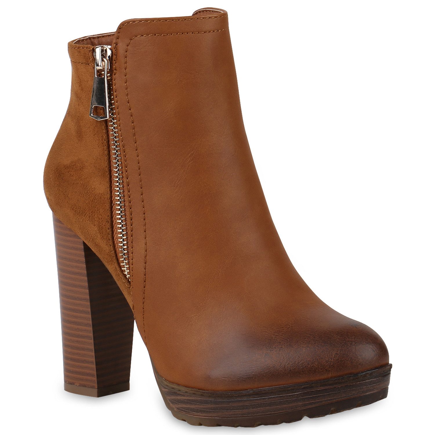 VAN HILL 818507 Plateaustiefelette mit einem günstig online kaufen