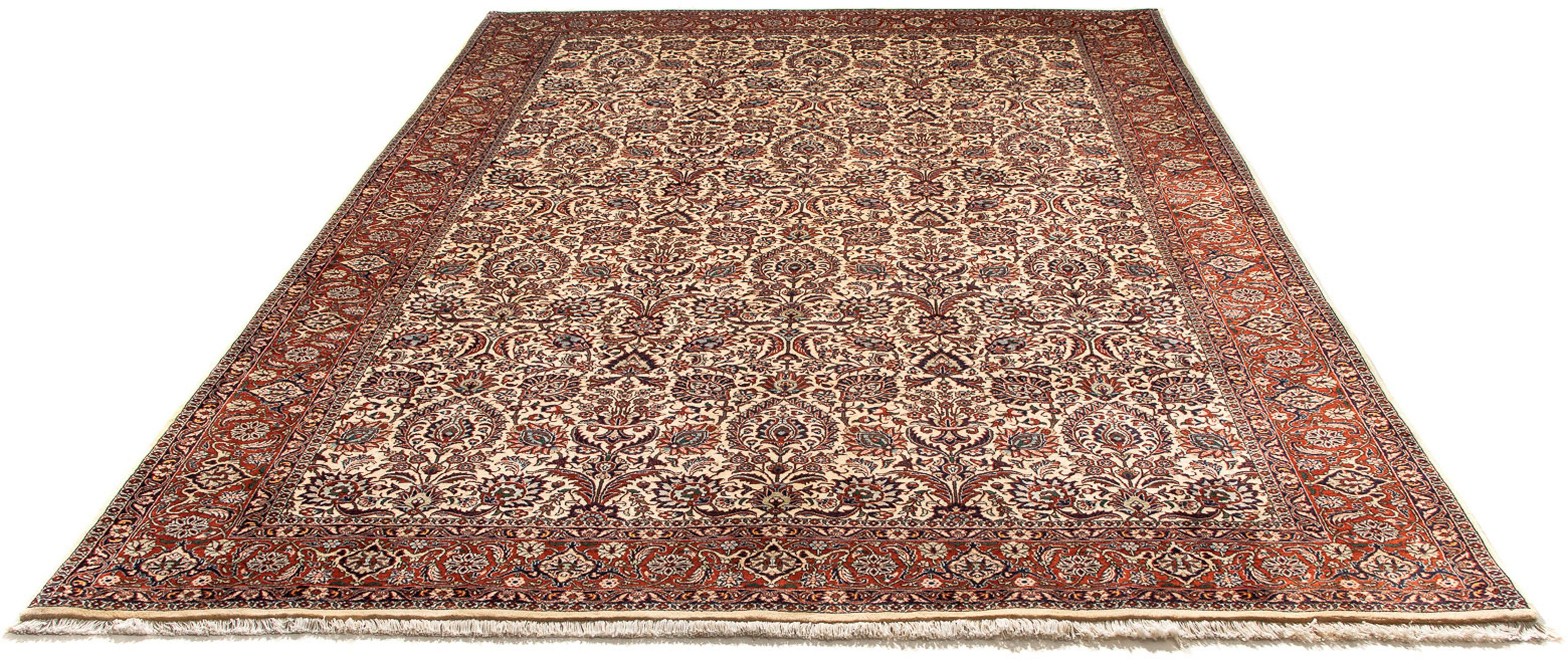 Orientteppich Perser - Bidjar - 291 x 205 cm - beige, morgenland, rechteckig, Höhe: 15 mm, Wohnzimmer, Handgeknüpft, Einzelstück mit Zertifikat