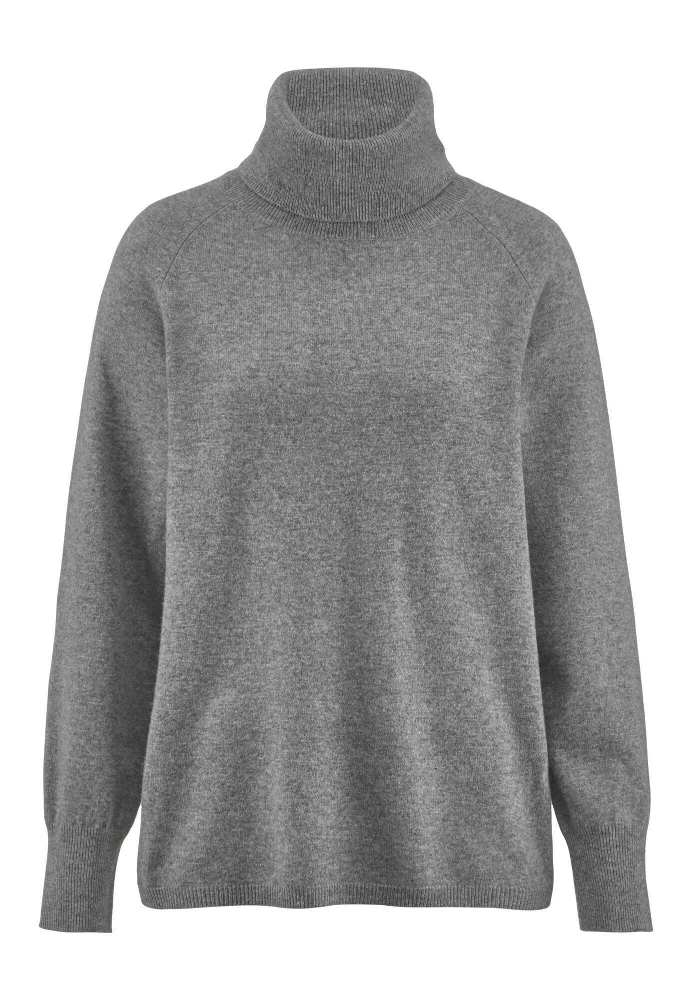Hessnatur Strickpullover aus weicher Schurwolle mit Kaschmir (1-tlg)