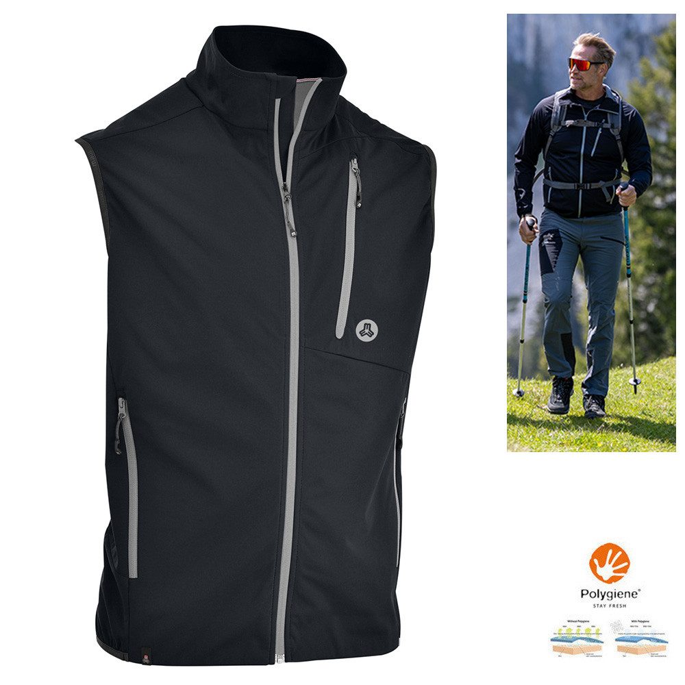 Maul Steppjacke Maul - Achensee 10.0 Herren Weste - Softshellweste, schwarz