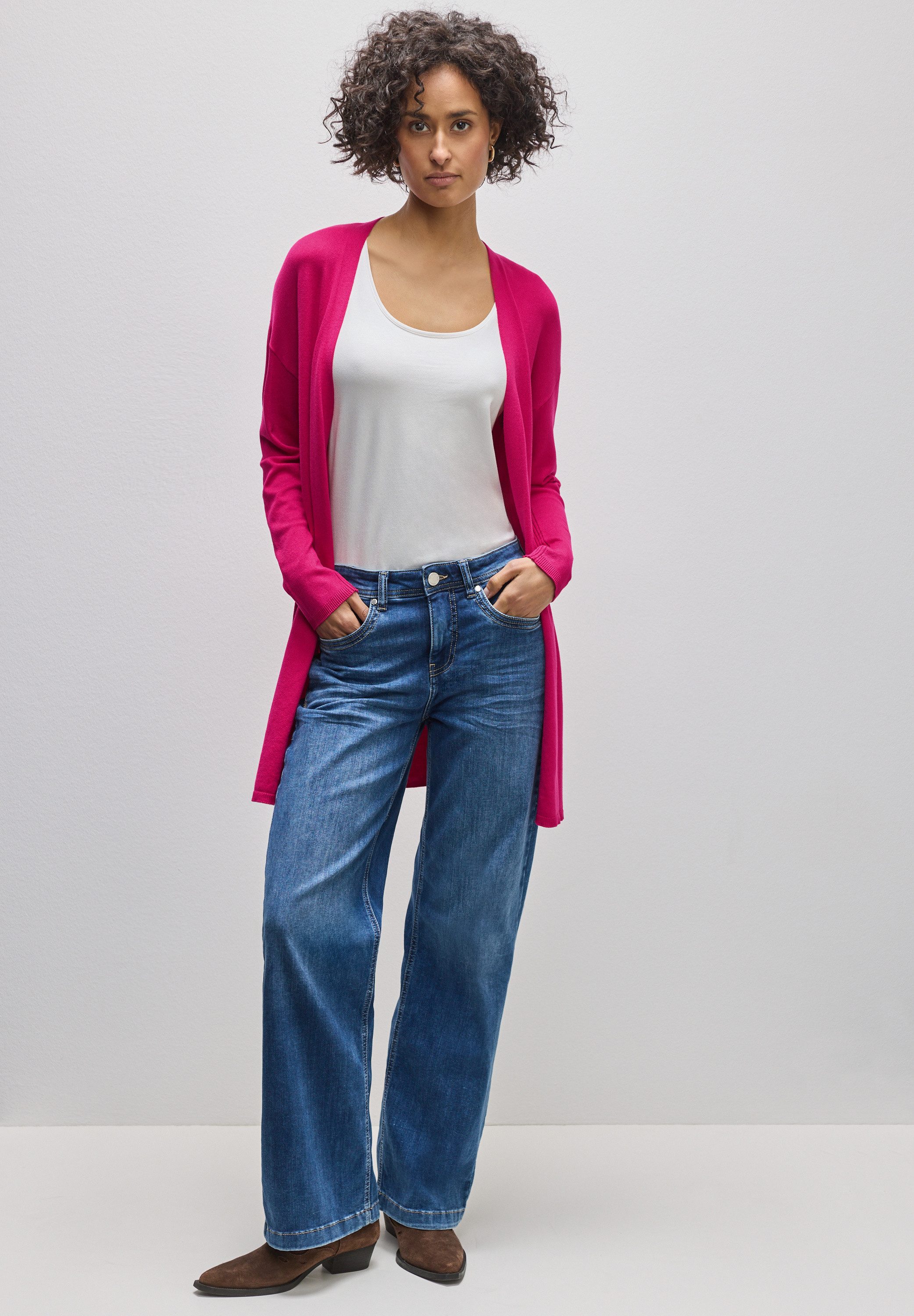 STREET ONE Strickjacke aus softer Viskose