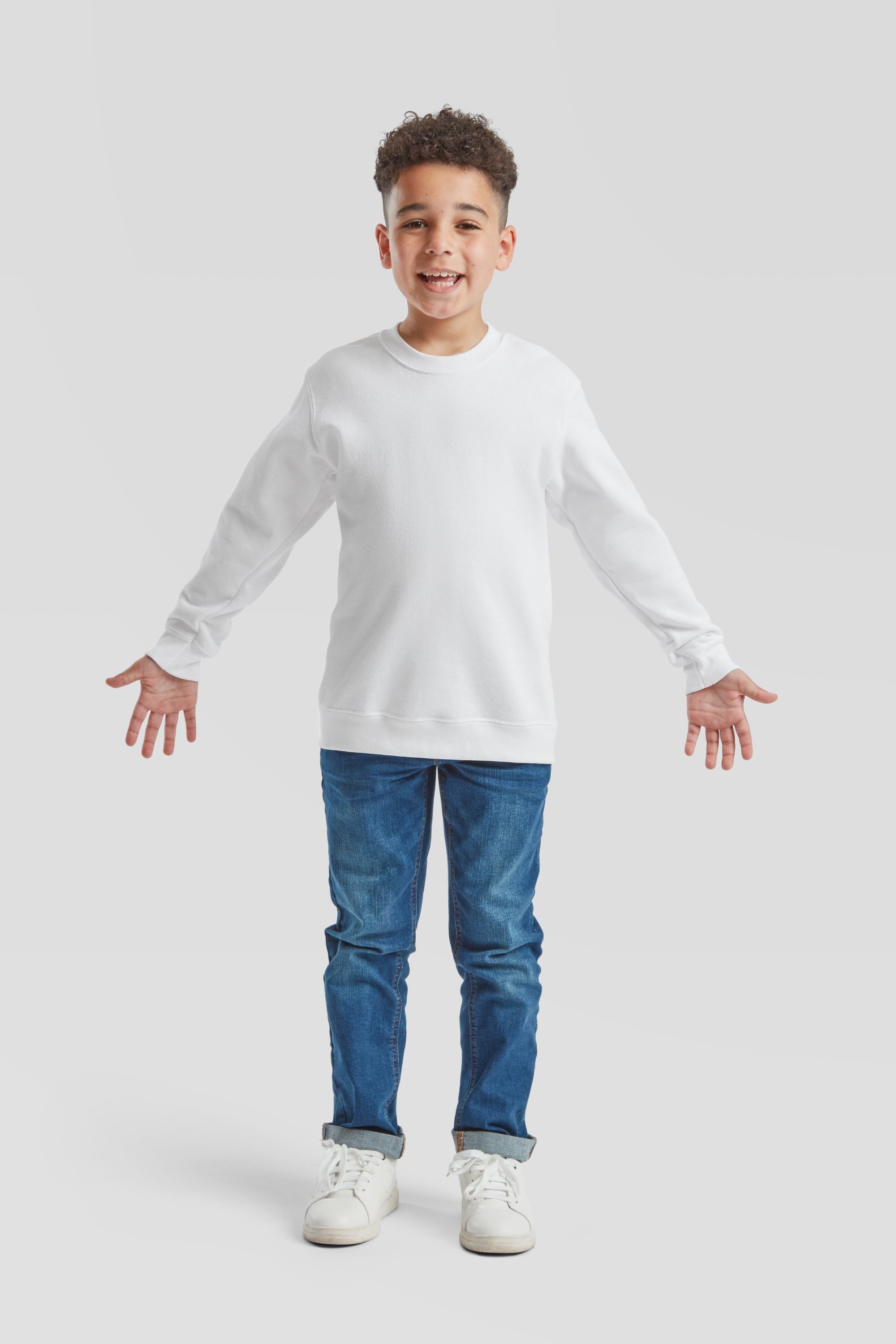 Fruit of the Loom Sweatshirt Fruit of the Loom Classic Set-In Sweat Kids – Bild 2 von 5