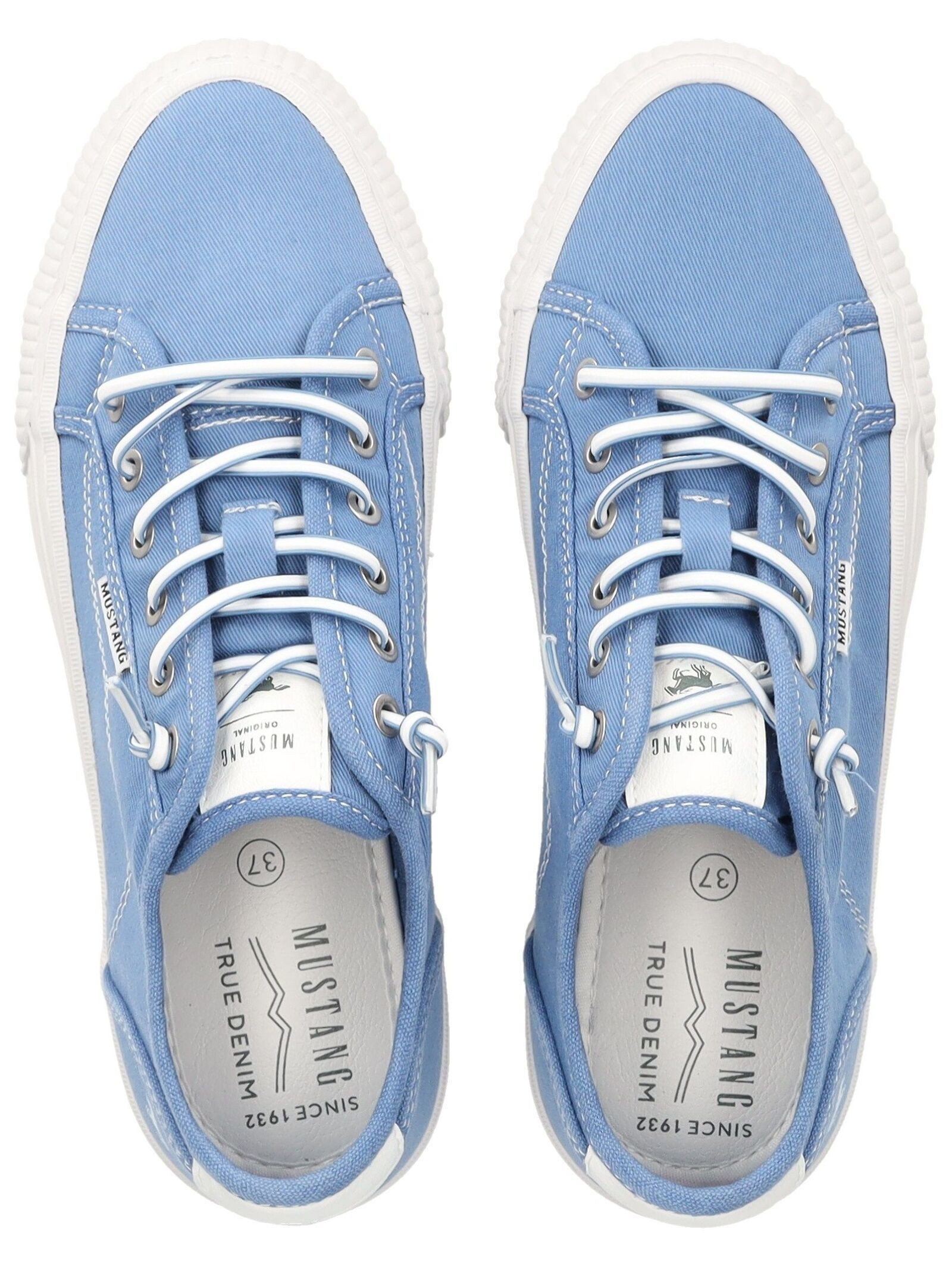 MUSTANG Sneaker Lederimitat/Textil . Sneaker (1-tlg)