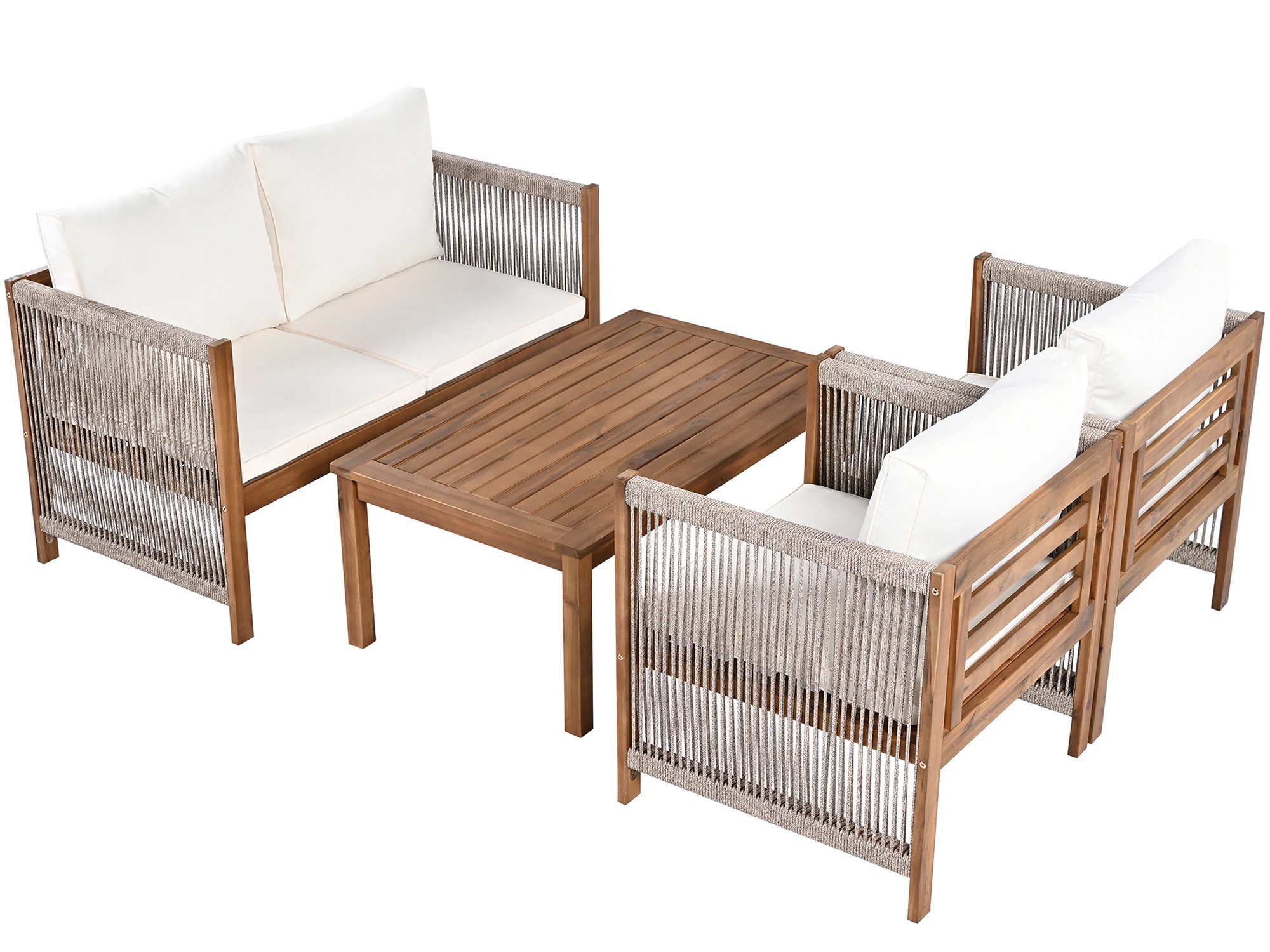 KLAM HOME Gartenlounge-Set Gartenmöbel Set mit günstig online kaufen