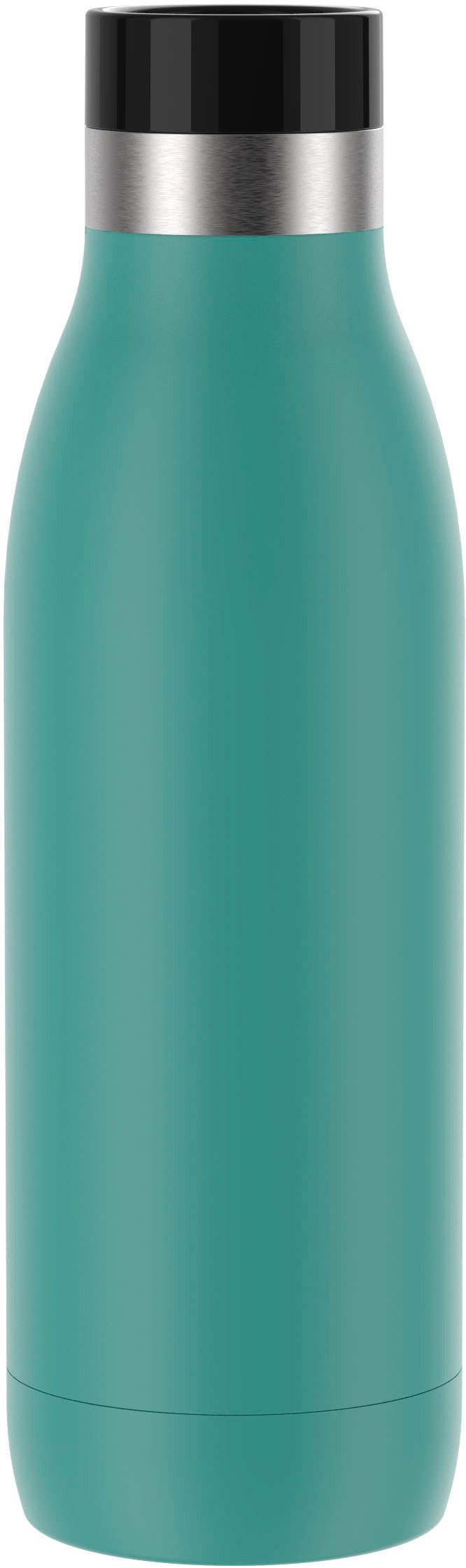 Emsa Isolierflasche Trinkflasche Bludrop, Edelstahl, Quick-Press Deckel, 360° Trinkgenuss, 12h warm/24h kühl