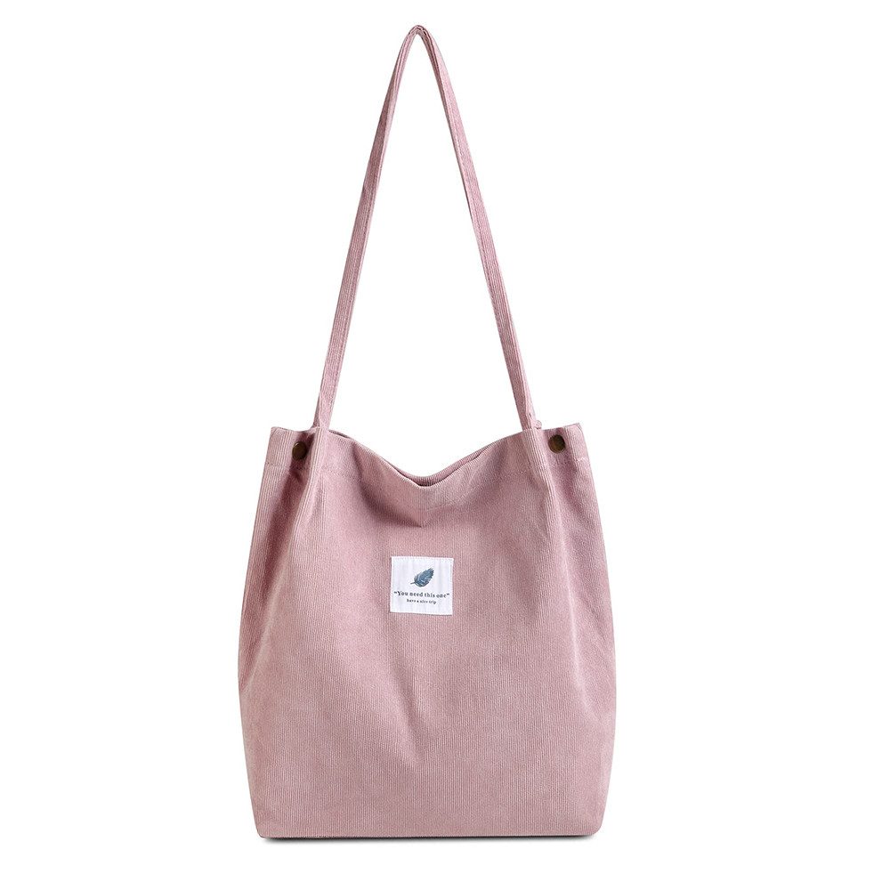 Schultertasche Damen Kordsamt-Schultertasche, Henkeltasche
