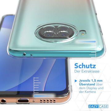 EAZY CASE Handyhülle Slimcover Clear für Xiaomi Mi 10T Lite 6,67 Zoll, durchsichtige Hülle Ultra Dünn Silikon Backcover TPU Telefonhülle Klar