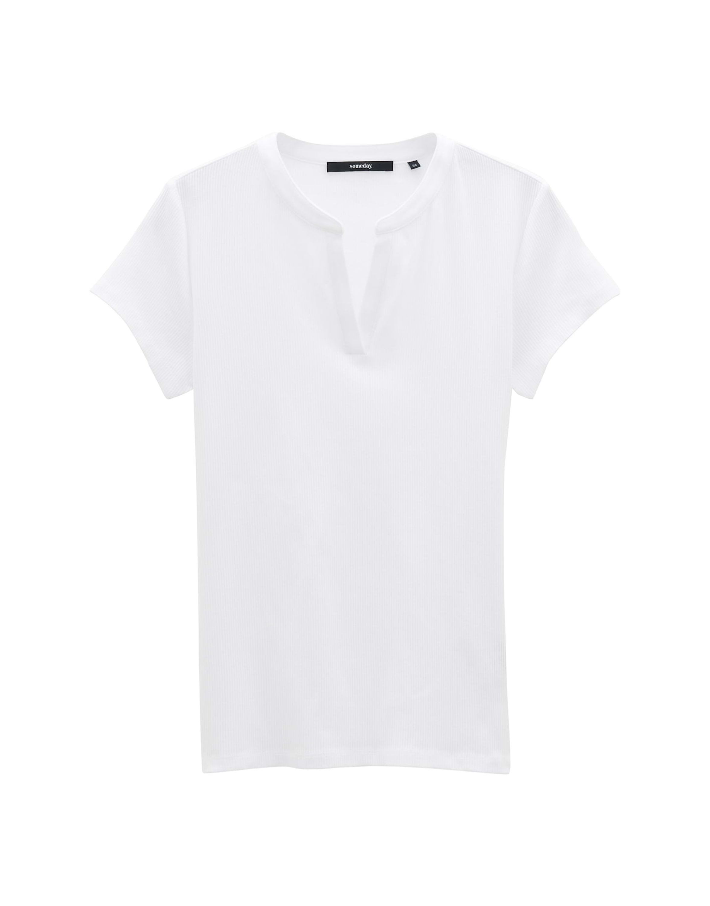 someday Kurzarmshirt Geripptes Shirt KLEOH DETAIL günstig online kaufen