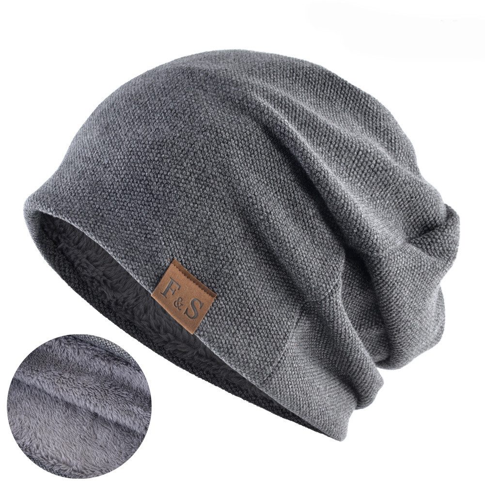 Coonoor Strickmütze Leichte Beanie,Slouch Beanie Mütze, Laufmütze für alle Jahreszeiten Weihnachtsgeschenk für Familie oder Freunde