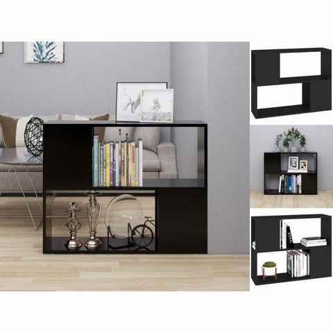 vidaXL TV-Schrank TV-Schrank Schwarz 80x24x63 cm Spanplatte Lowboard