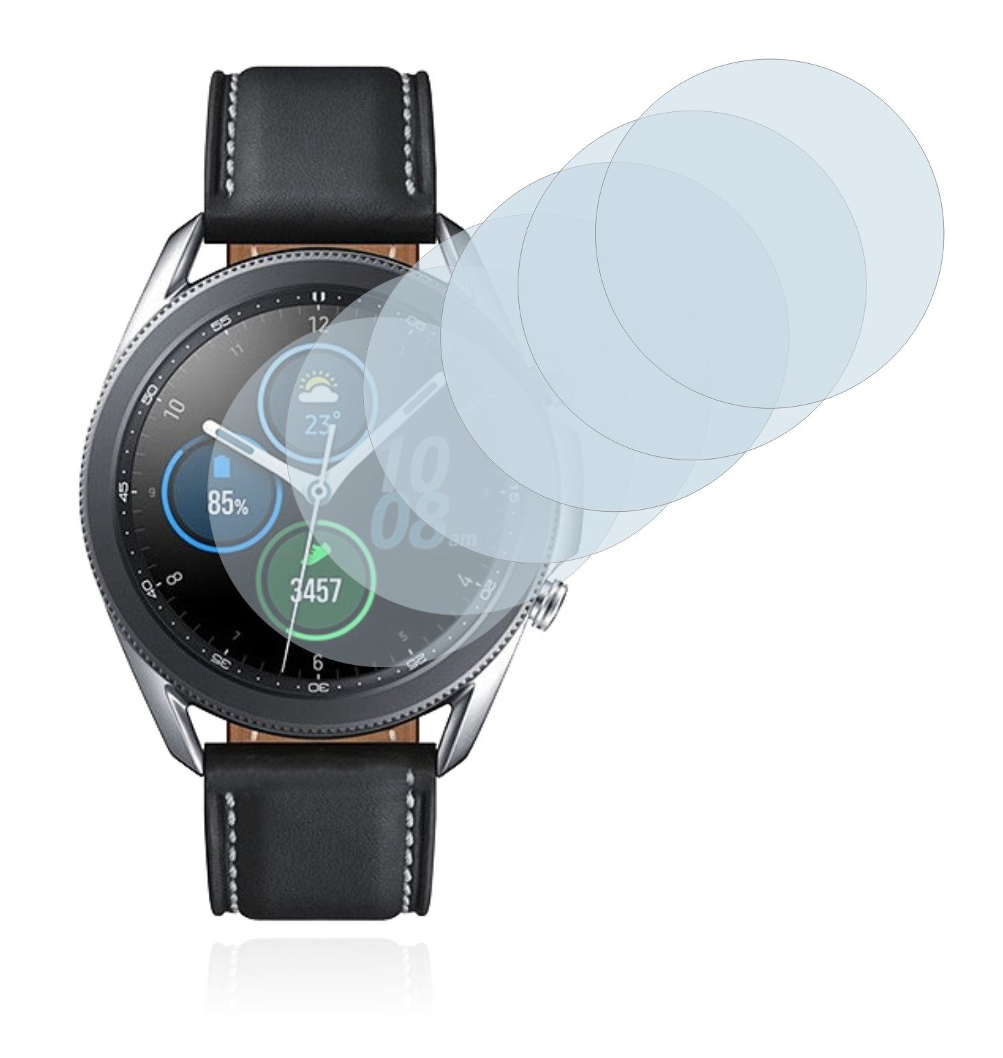 6x Folie für Samsung Galaxy Watch 6 (44 mm) Schutzfolie Displayschutz  Display