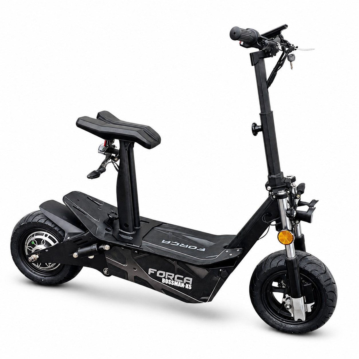 Forca E-Scooter Forca Bossman-XS 2.0 E-Scooter (45 km/h) – Straßenzugelassen, 45 km/h, mit Straßenzulassung