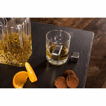 VACUVIN Eiswürfelform Whisky Kühlsteine 4er Set