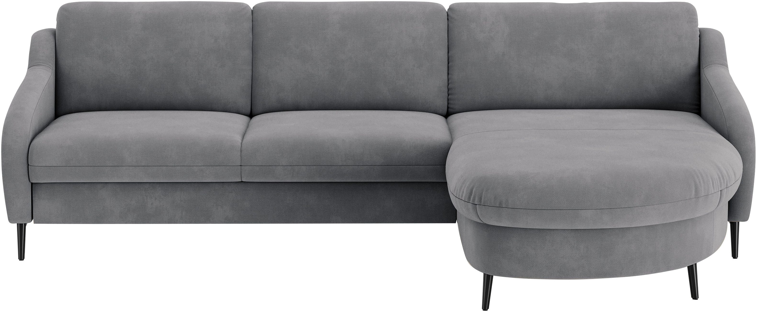 sit&more Ecksofa Soul L-Form, wahlweise mit Bettfunktion