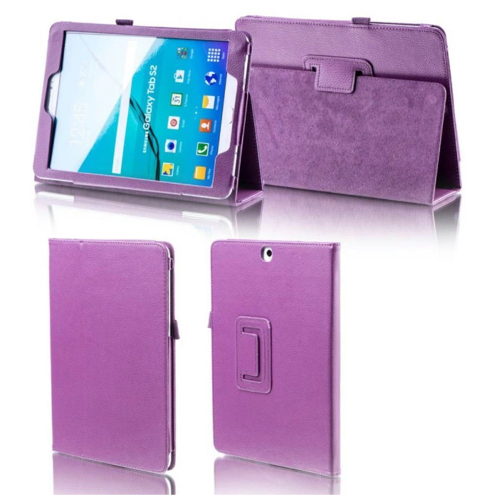 Wigento Tablet-Hülle Für Samsung Galaxy Tab S5e 10.5 T720F Lila Kunstleder  Hülle Cover Tasche Case Neu