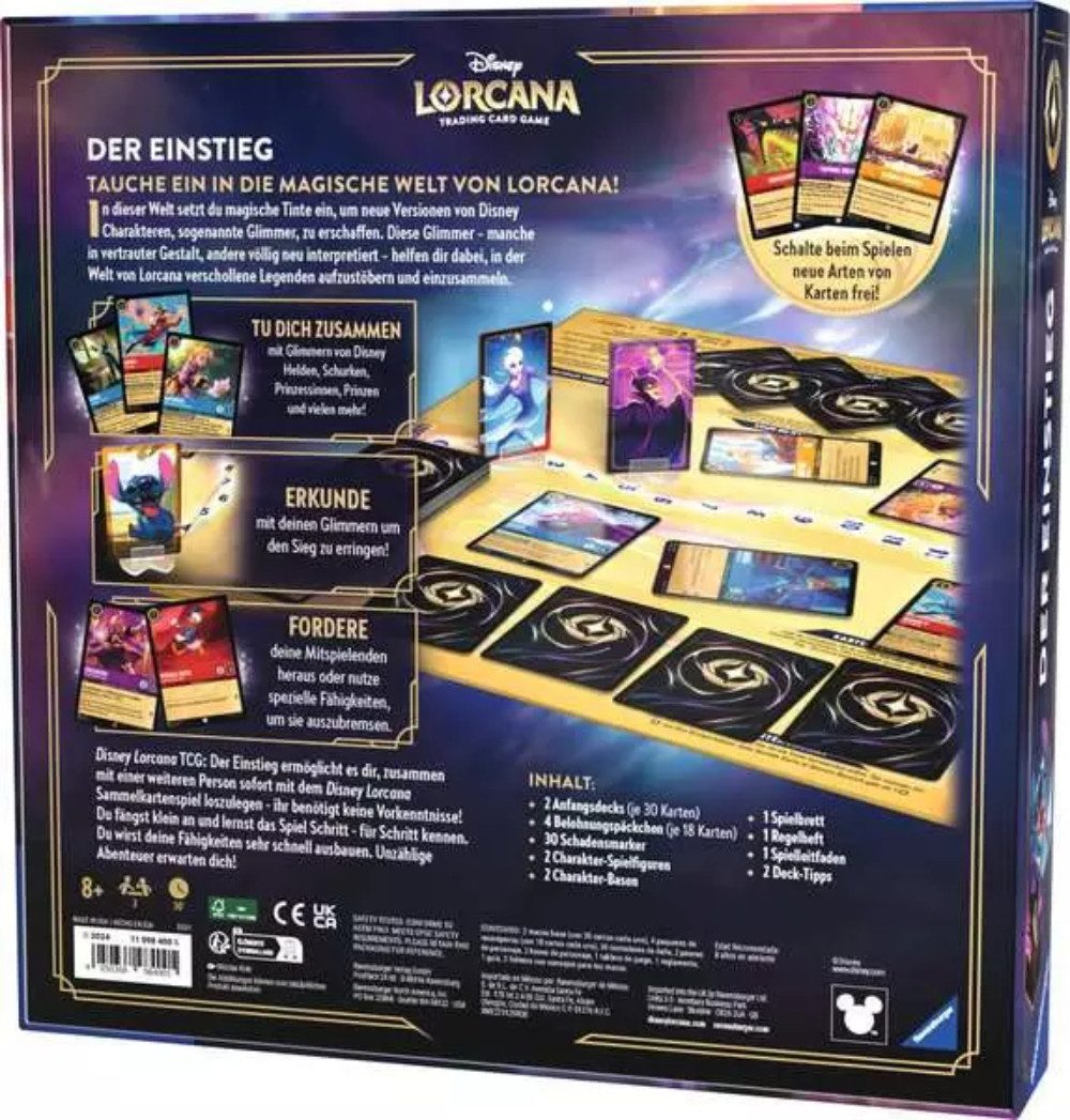 Ravensburger Sammelkarte Disney Lorcana - Der Einstieg 2-Spieler Starter Deck Deutsch – Bild 2 von 3