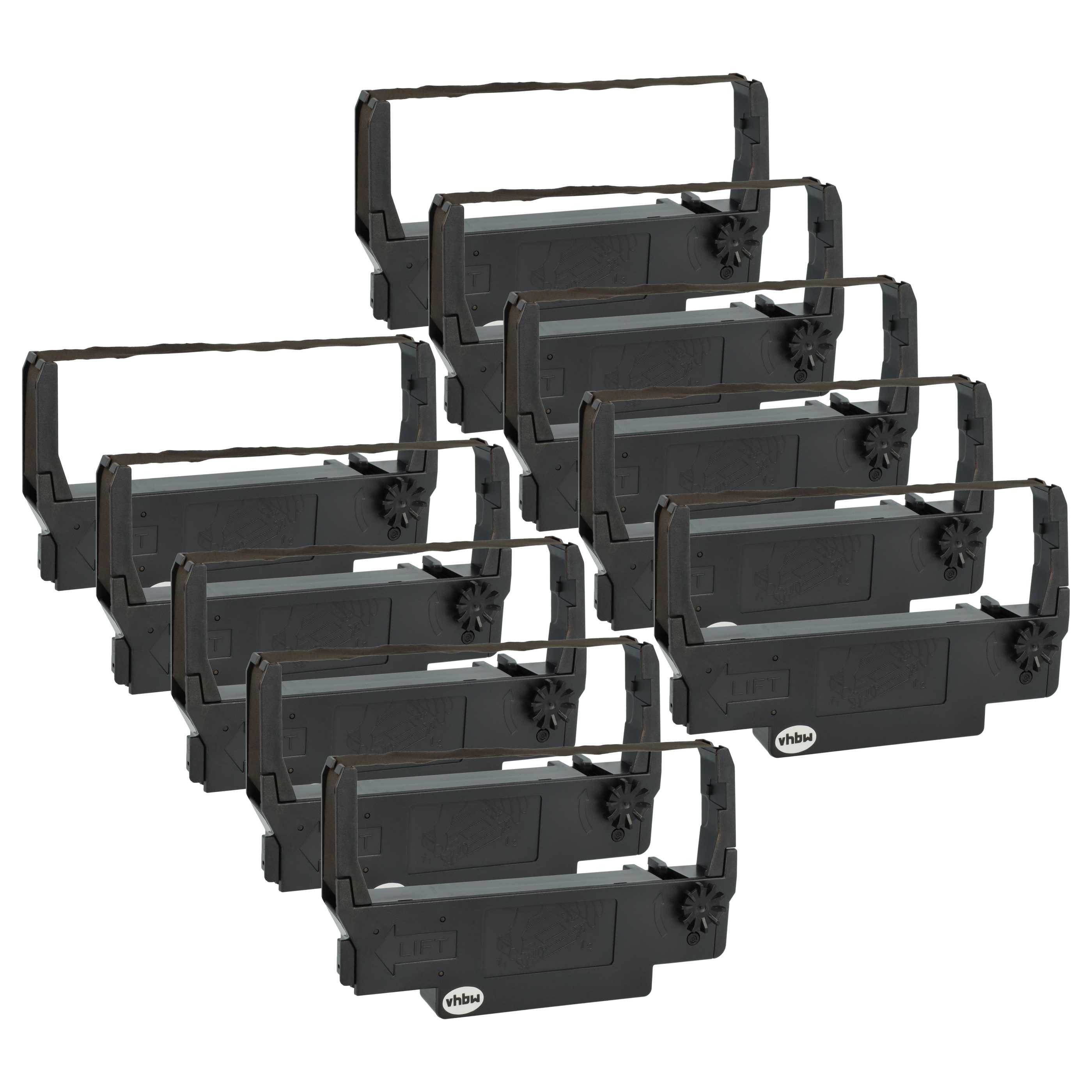 vhbw Druckerband Ersatz für Epson C43S015451, ERC30B, ERC-34, ERC-38 B, ERC-80, ERC-30