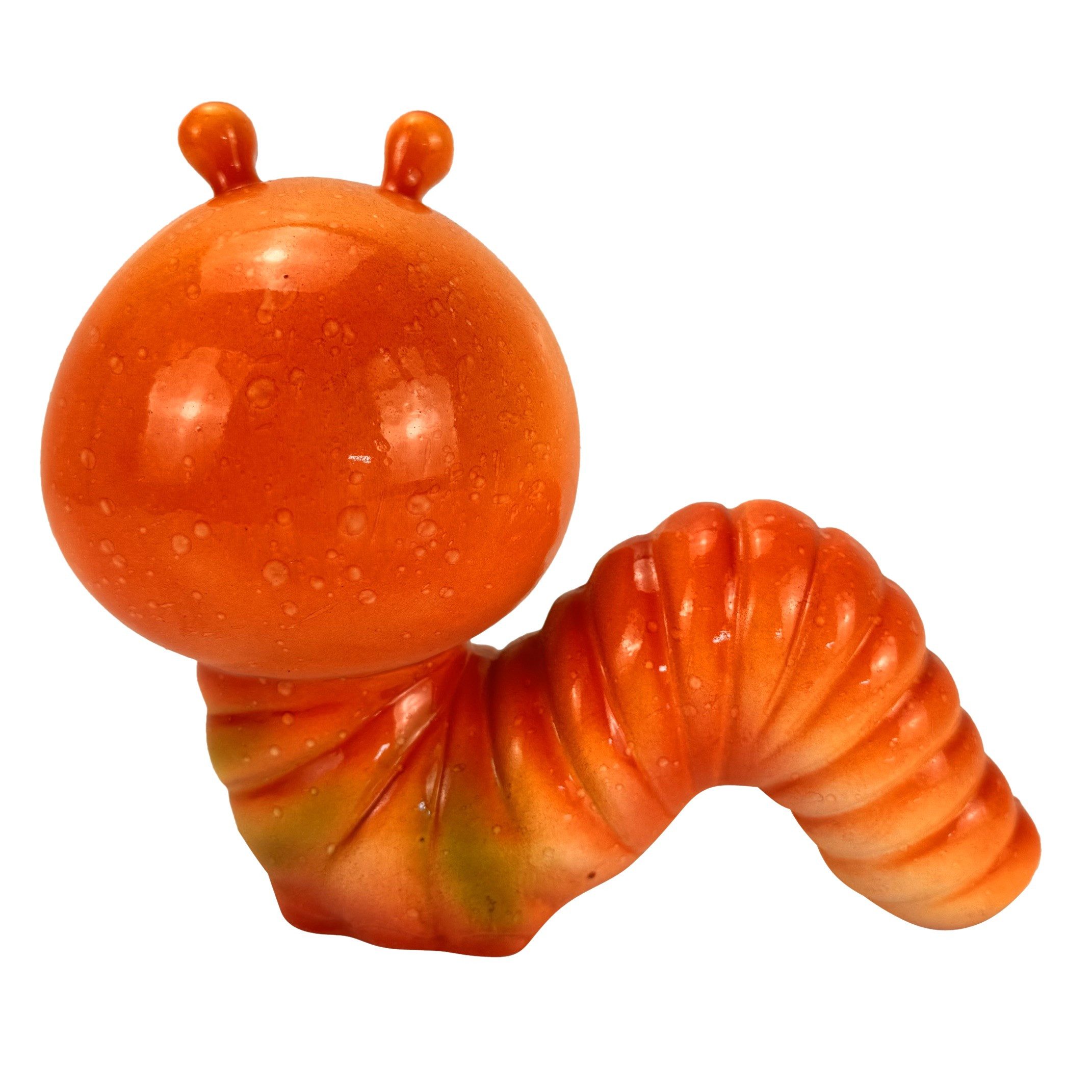 Online-Fuchs Gartenfigur Regenwurm, Raupe für außen - farbenfrohe Deko Figuren, Tiere, (farbenfroh, süßes Design), aus langlebigem Kunstharz gefertigt, wetterfe – Bild 4 von 5