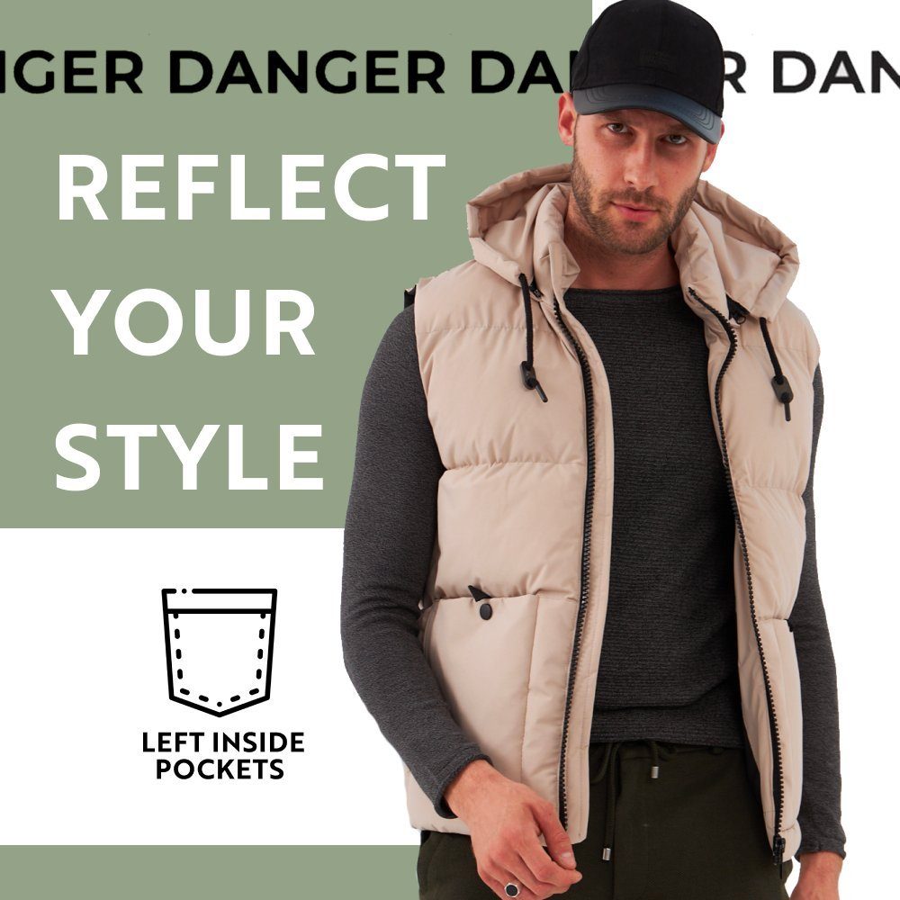 danger Jackett Danger Herren Weste wasserdicht günstig online kaufen