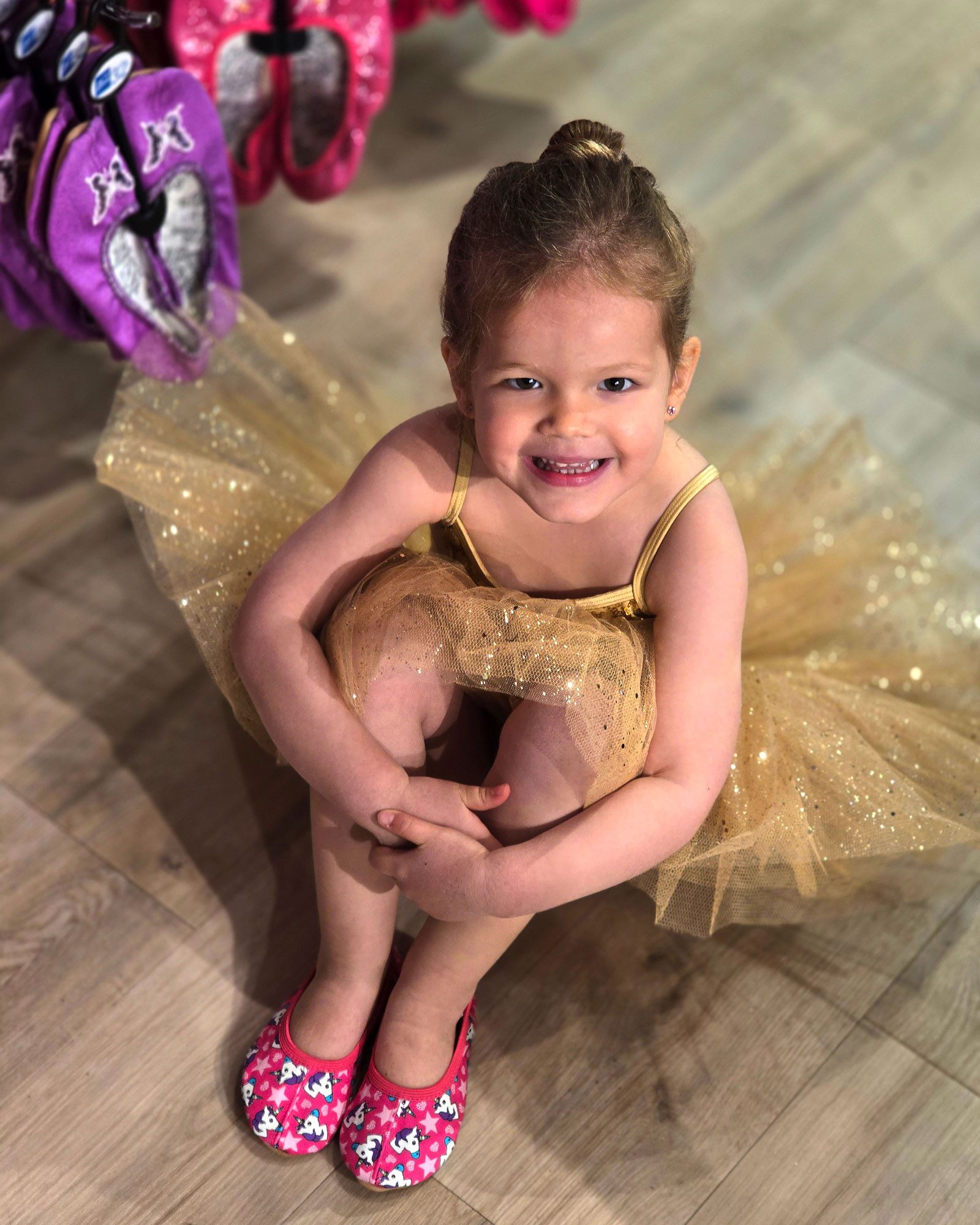 Beck Schläppchen Pink Horse Gymnastikschuh (MADE IN GERMANY) rutschfeste Laufsohle