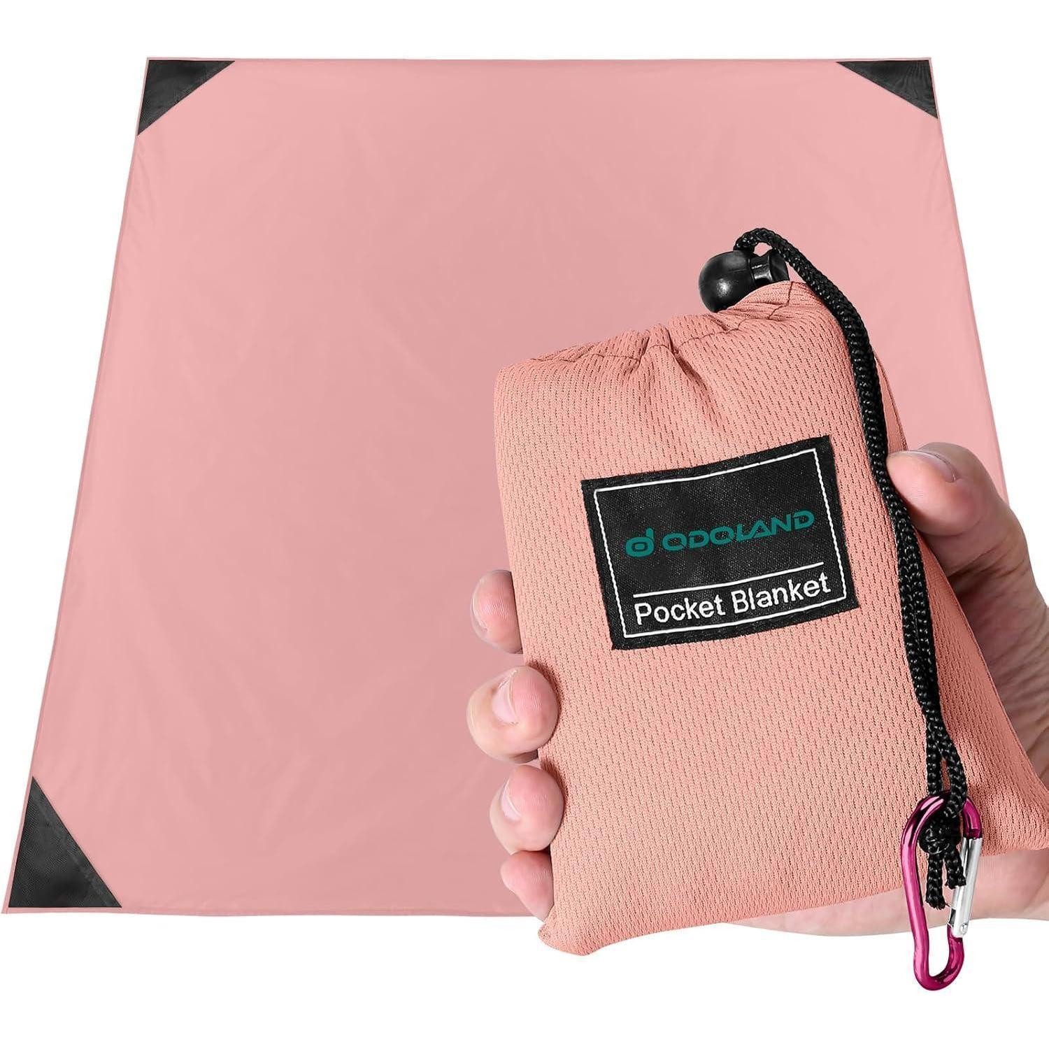 Picknickdecke Picknickdecke Stranddecke Campingmatte Outdoor 180 X 160 CM Rosa, LuxusKollektion