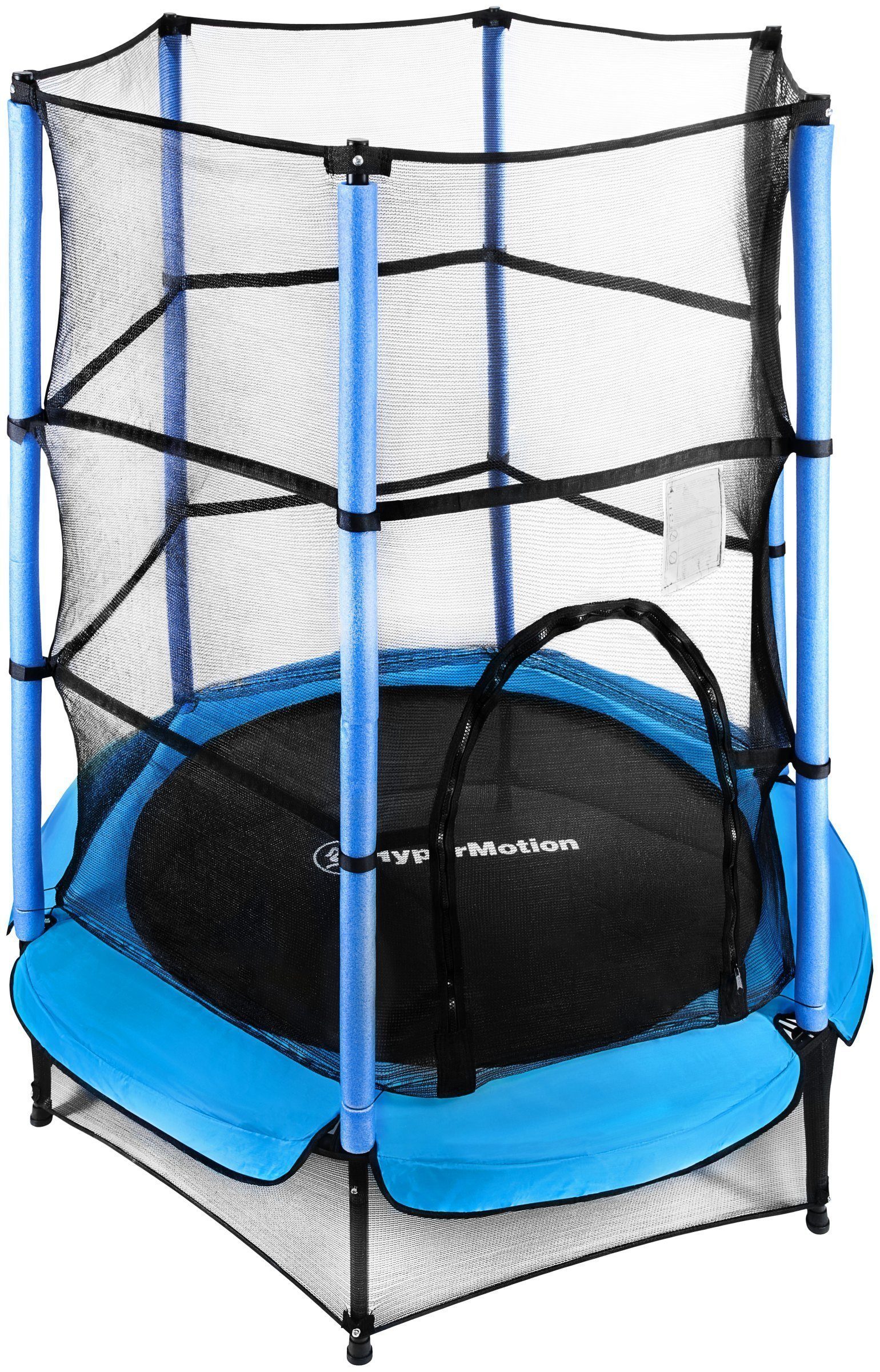 HyperMotion Gartentrampolin Heimtrampolin 140 cm mit Schutznetz, für Kinder von 3-6 Jahren