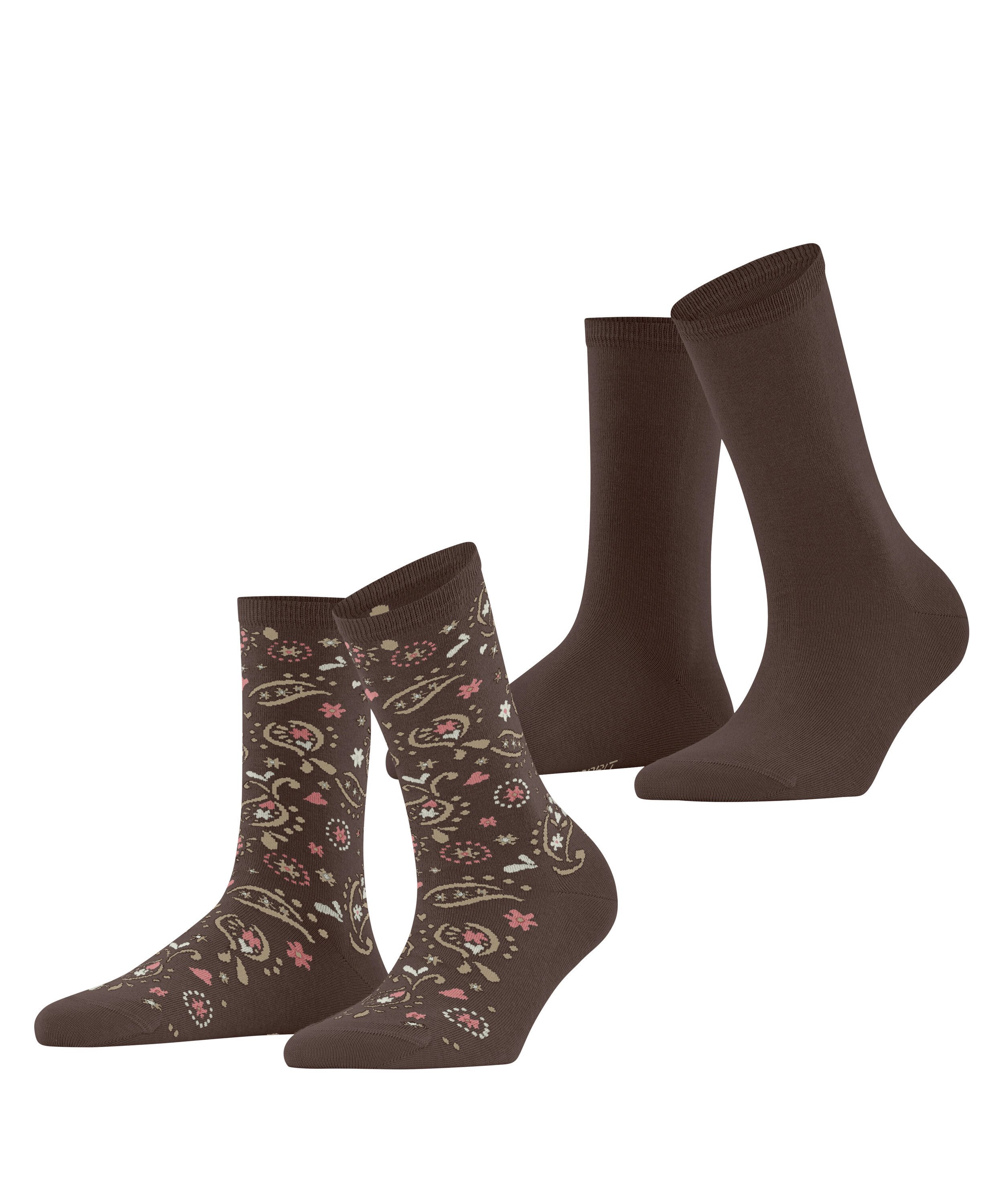 Esprit Socken Esprit Soft Paiyley 2-Pack Damen (2-Paar)