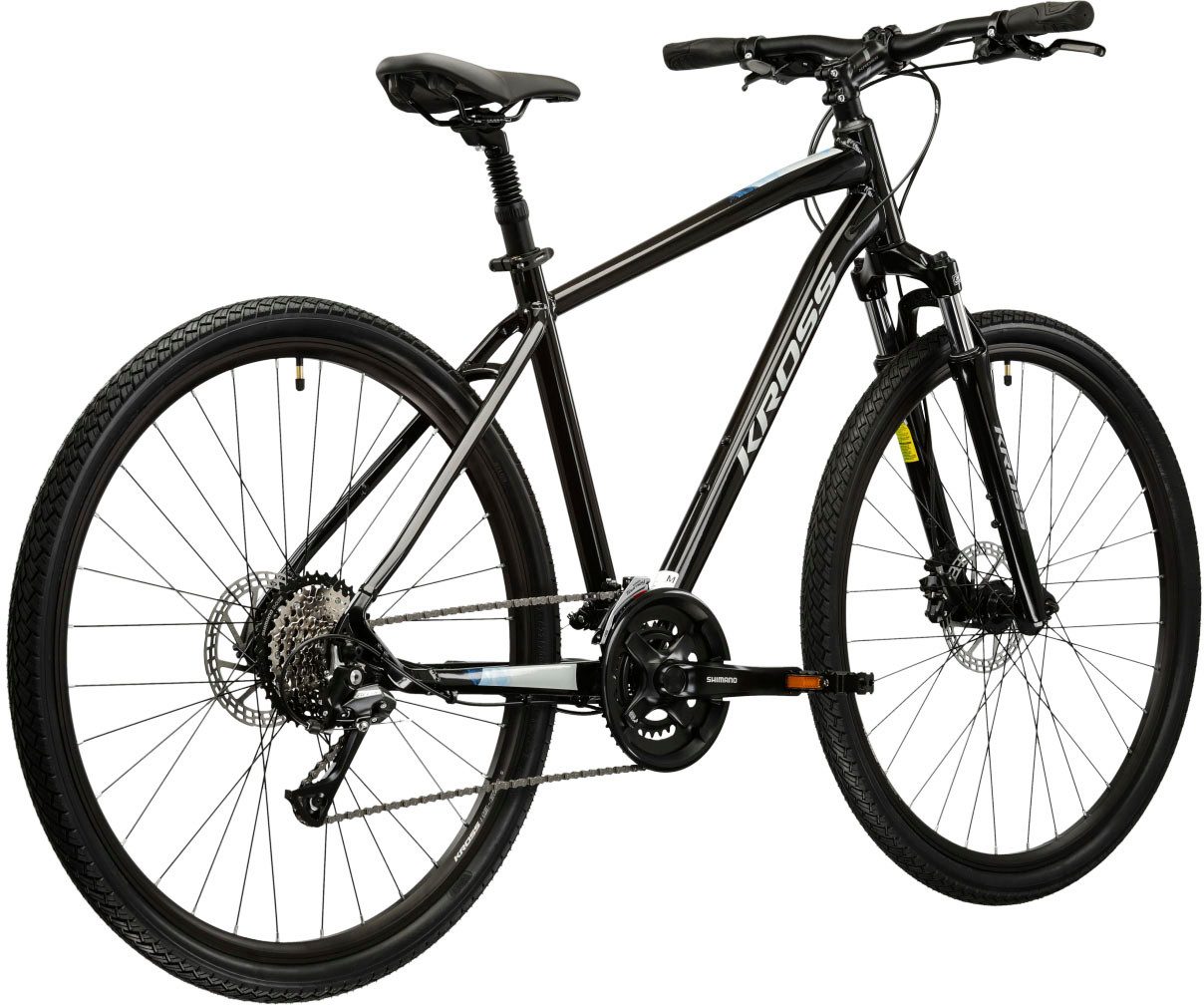 Kross Crossrad Evado 4.0, 18 Gang Shimano ACERA M3020 Schaltwerk, Kettenschaltung