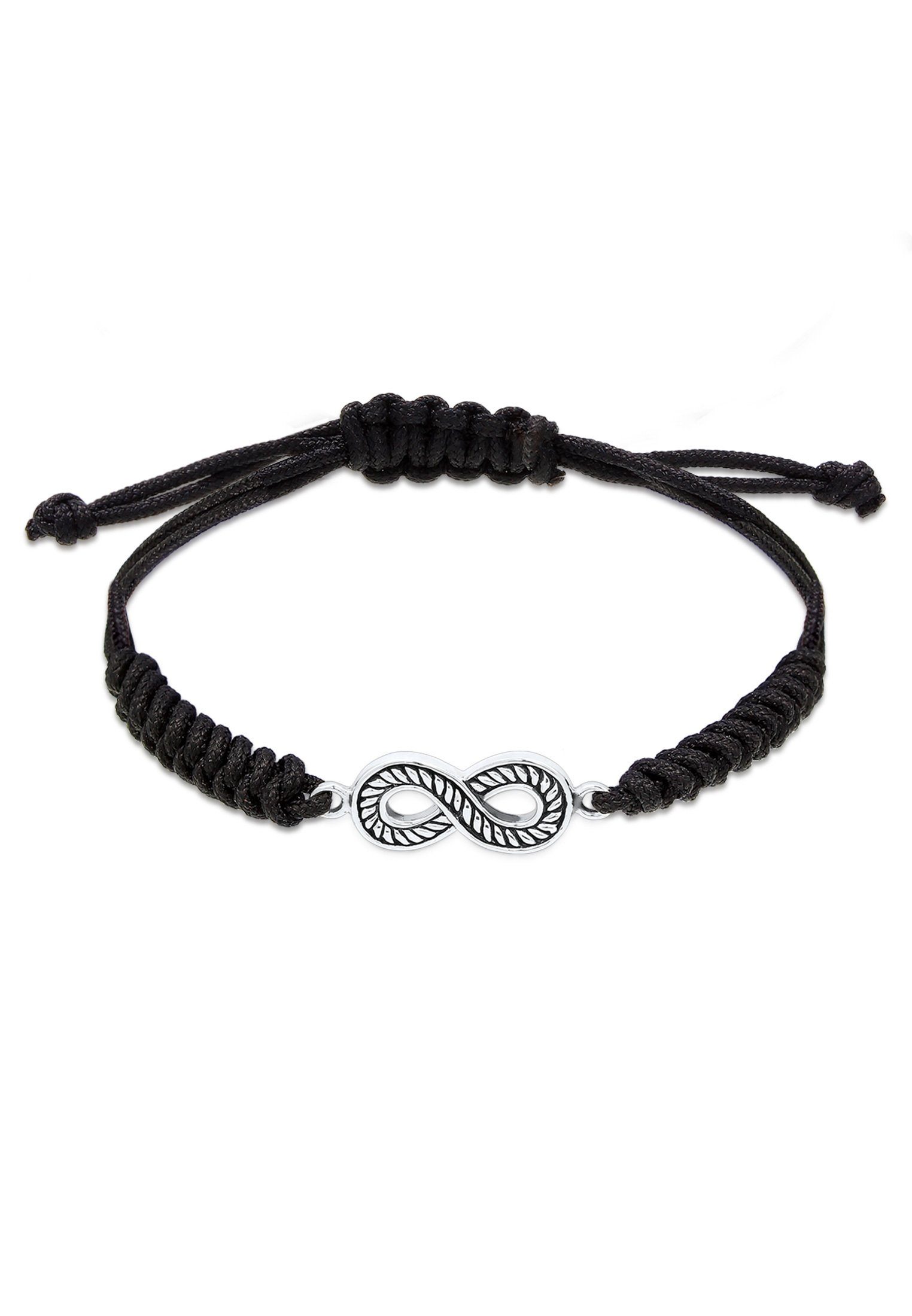 Silber Oxidiert Symbol Herren 925 mit Infinity Armband Kuzzoi