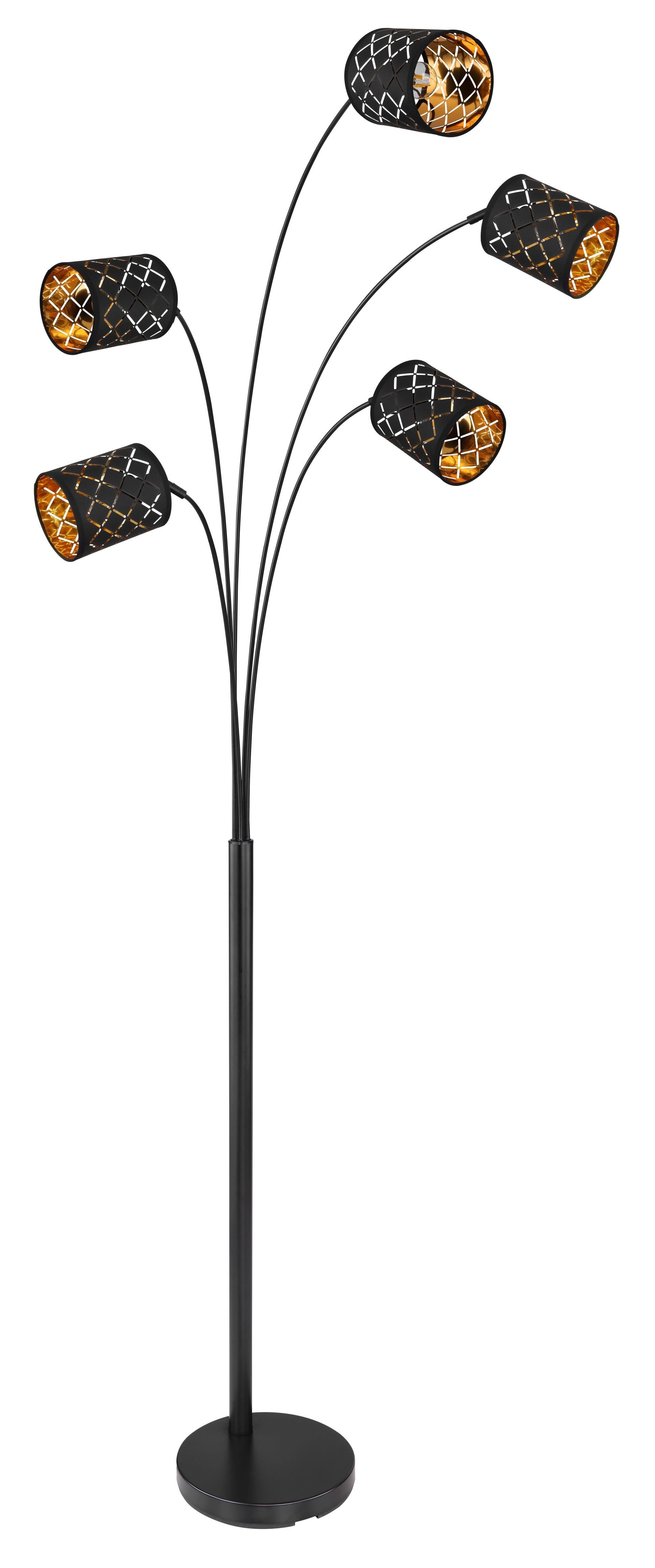 GLOBO LIGHTING Stehlampe CLARKE, ohne Leuchtmittel, Stehleuchte, Wohnzimmer, Design Leuchte