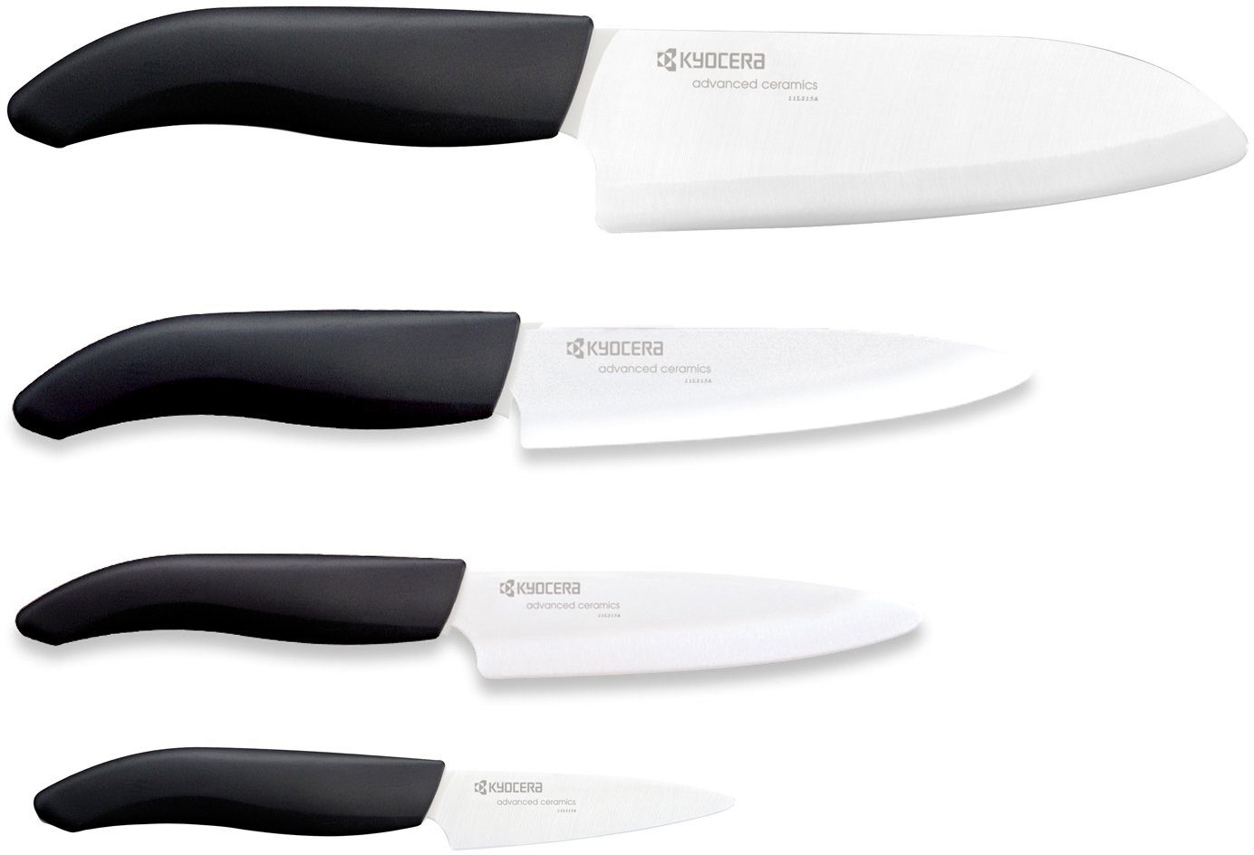 KYOCERA Messerblock GEN (5tlg), Aufhängen, 4 und Aufstellen inkl. Schublade, Messern für zum