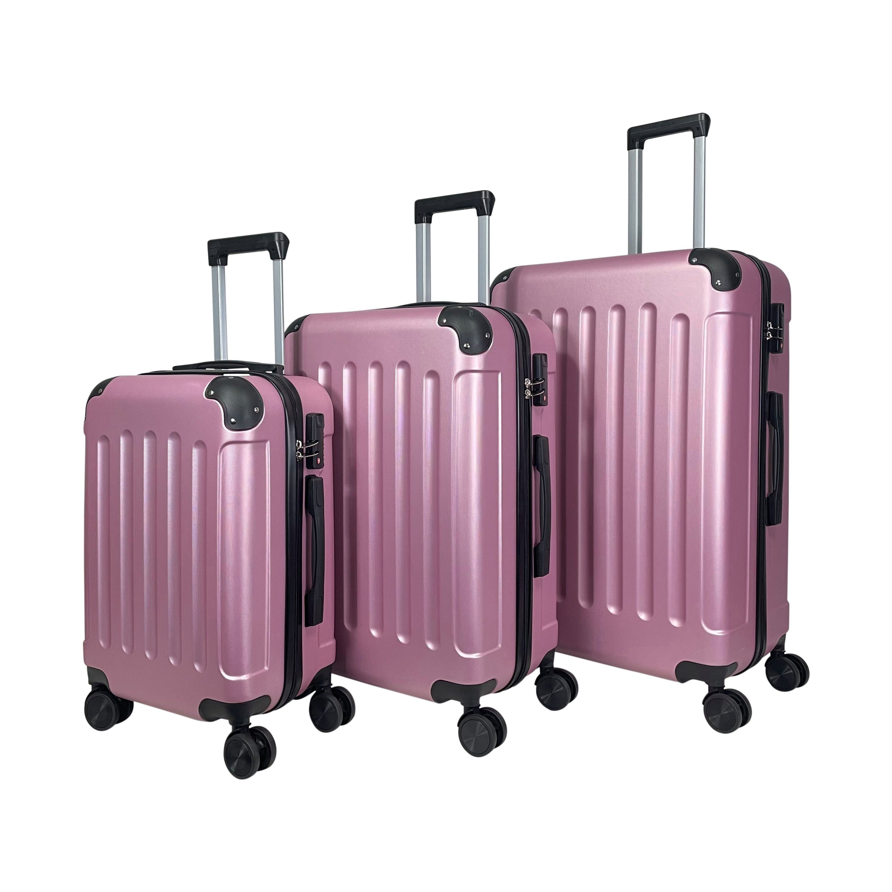 MTB Koffer Koffer Reisekoffer ABS Trolley 4 Zwillingsrollen M/L/XL oder Set