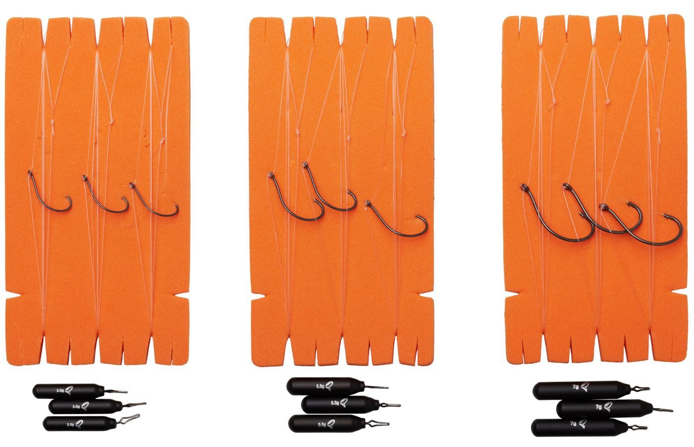 Savage Gear Dropshot-Haken Savage Gear Dropshot Rig Kit 100cm - 3 Dropshotmontagen