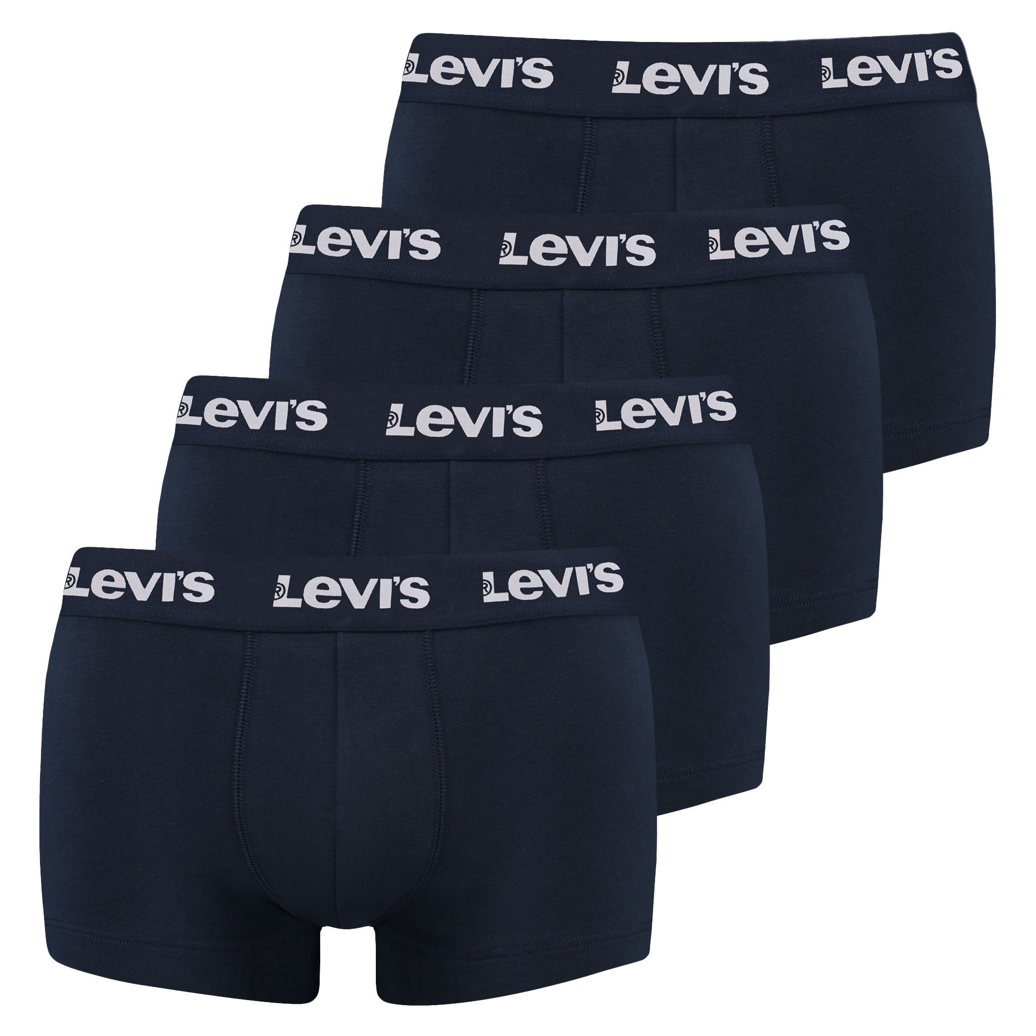 Levi's® Trunk 4er Pack Repeat Logo Trunks (4-St) mit umlaufendem Levi's-Schriftzug am Bund