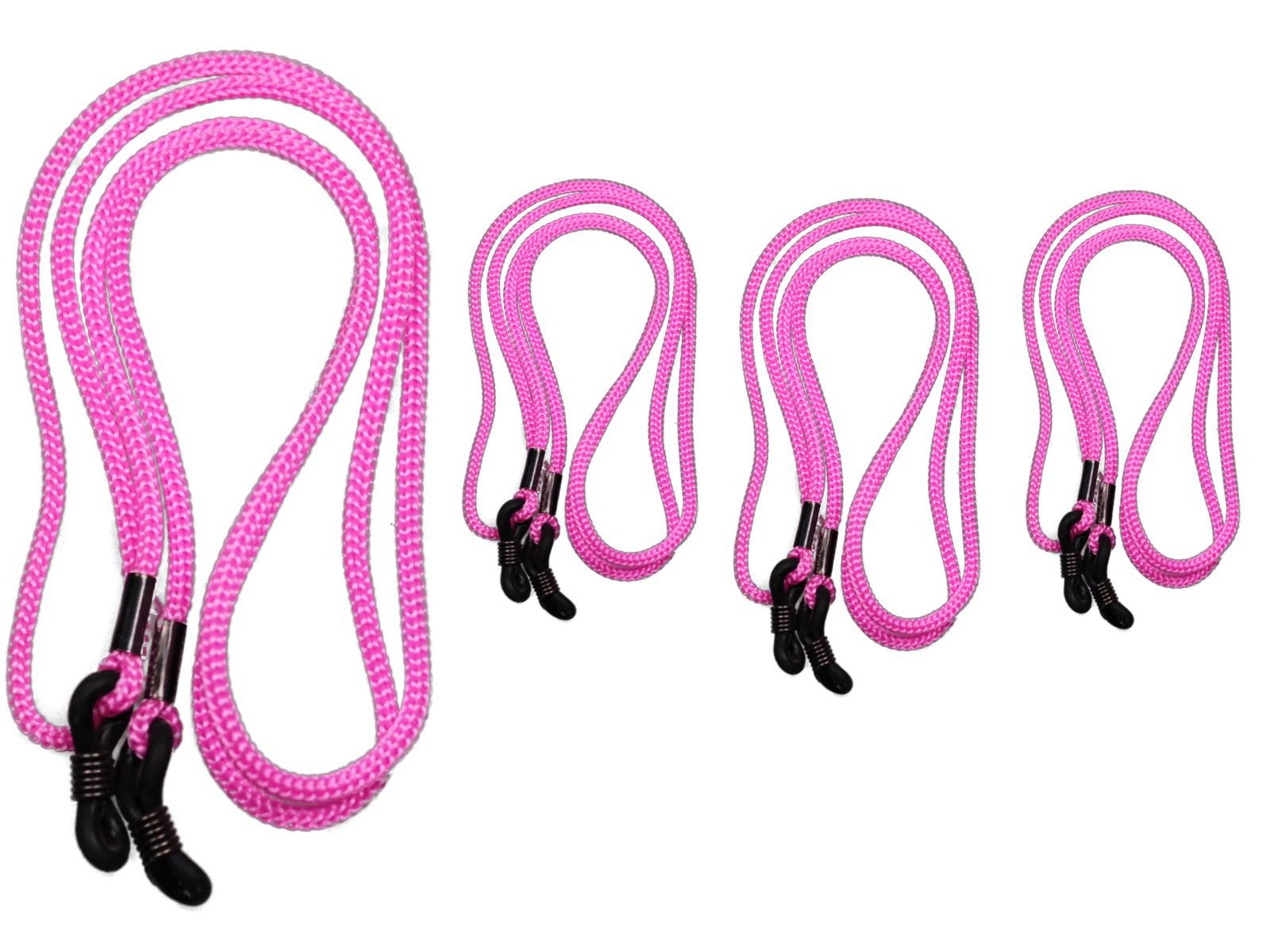 Brillenetui Brillenband 4er Set Pink