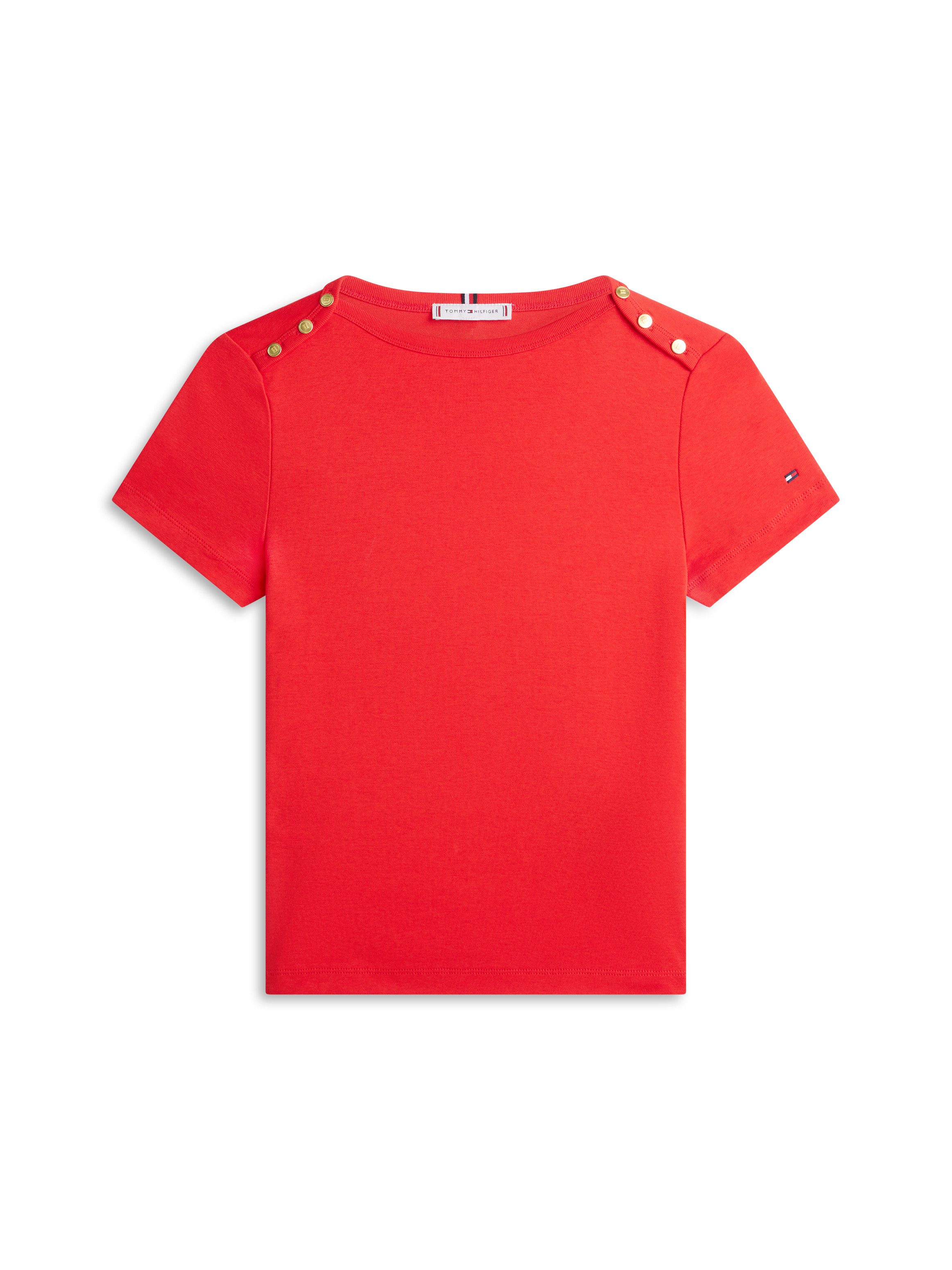 Kurzarmshirt GOLD BUTTON SLIM SS TEE