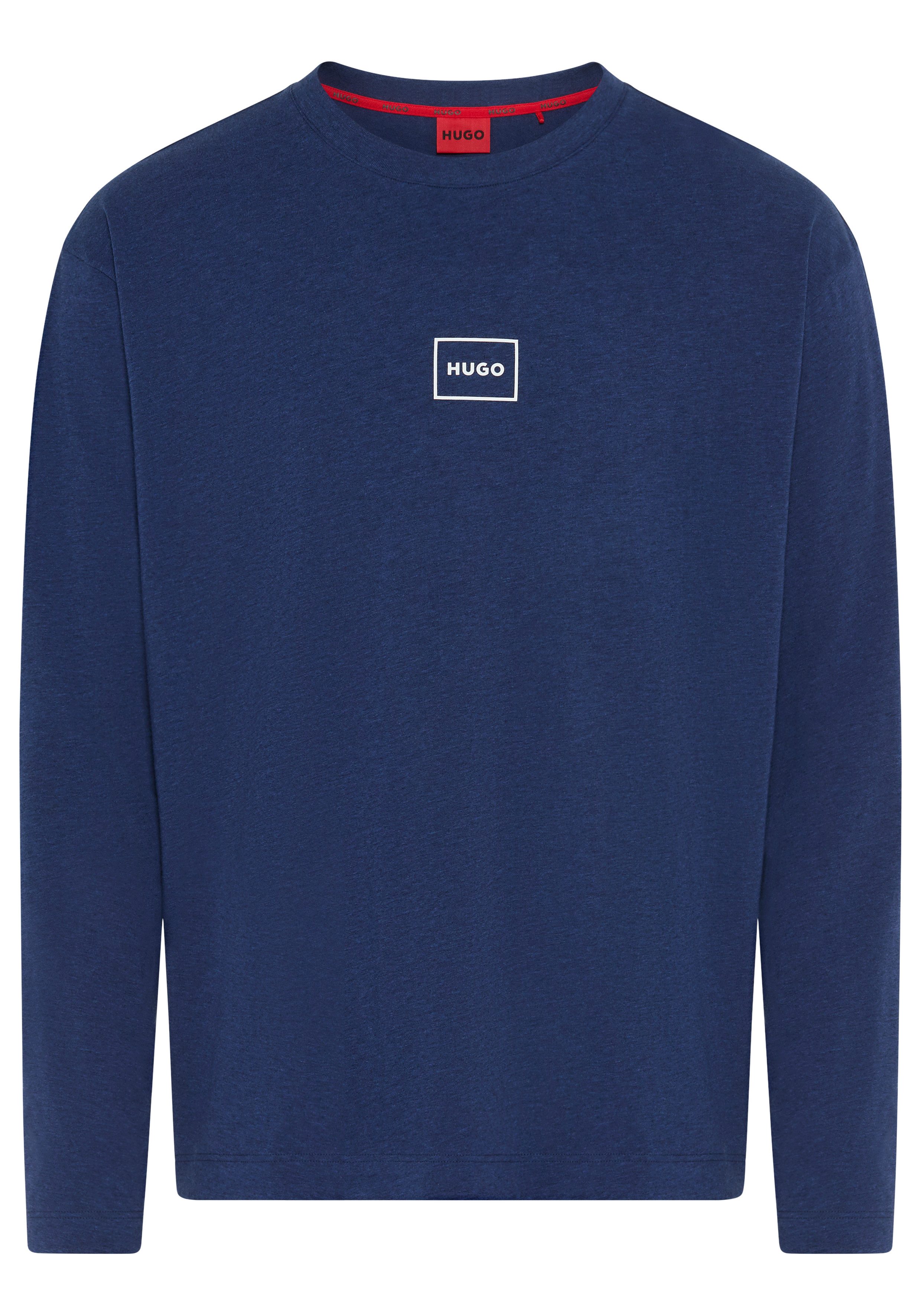 HUGO Langarmshirt T-Shirt Laze Longsleeve mit Rundhalsausschnitt – Bild 5 von 5
