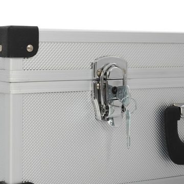 vidaXL Werkzeugbox Werkzeugkoffer 46 x 33 x 16 cm Silber Aluminium