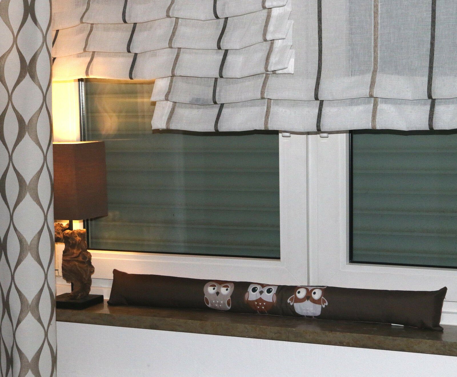 heimtexland Zugluftstopper Windstopper Deko Türdichtung Fensterdichtung Kälteisolierung, Typ378, 1-tlg., Energie sparen - optimale Abdichtung für Tür und Fenster