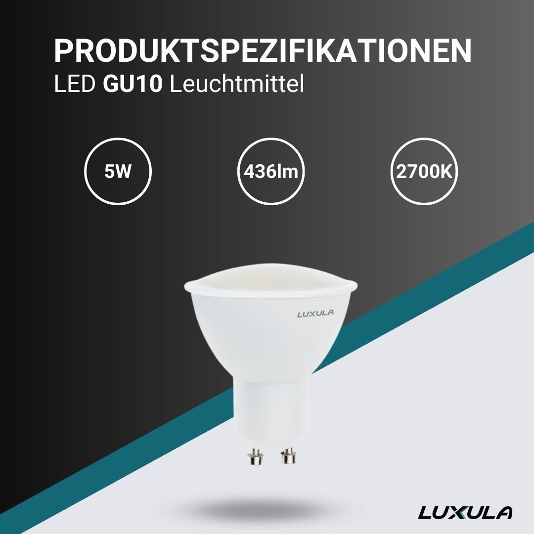 LUXULA LED-Leuchtmittel LUXULA LED-Leuchtmittel GU10