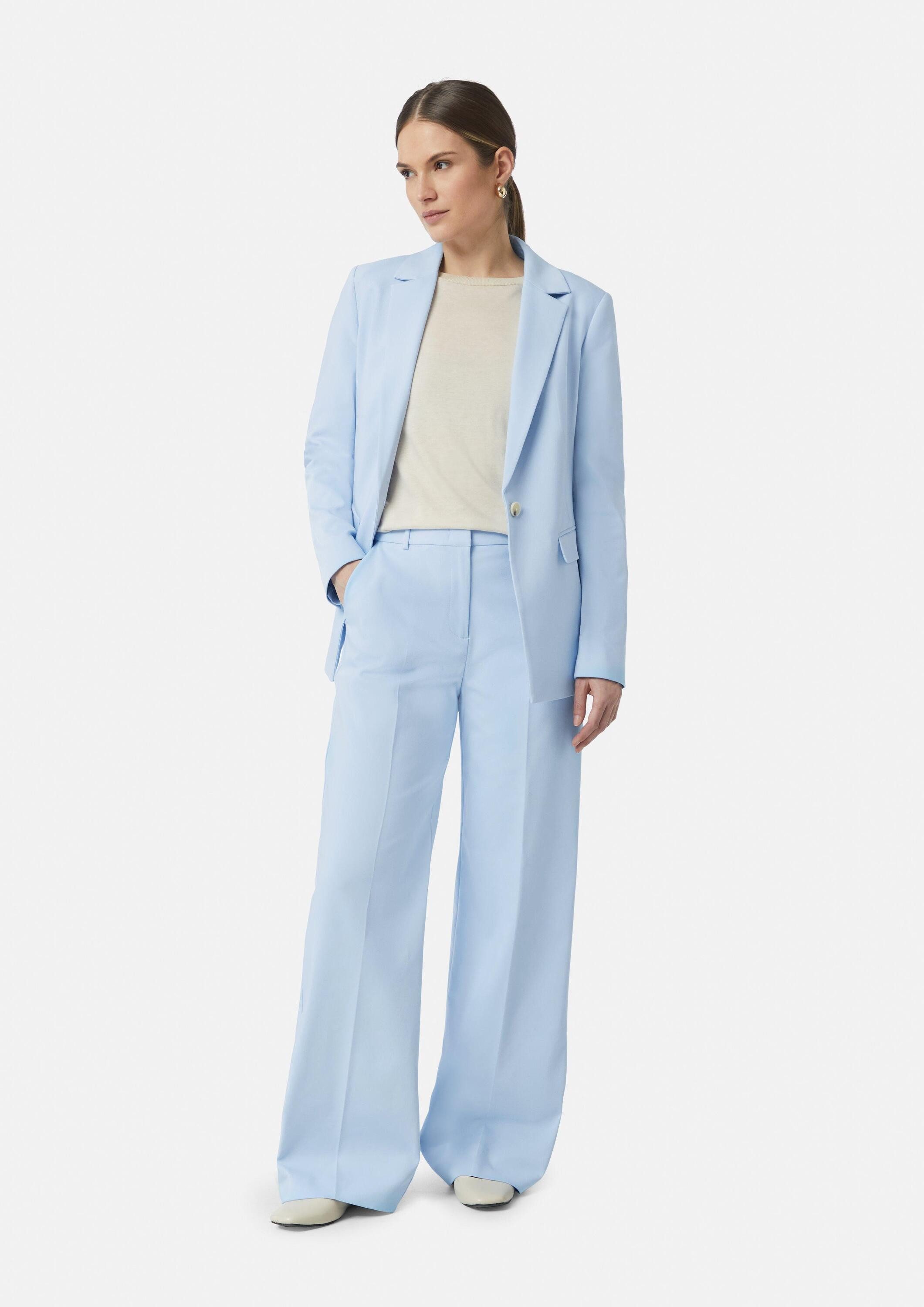 comma Chinos Hose Elegante Hose im Loose Fit mit Wide Leg – Bild 5 von 5