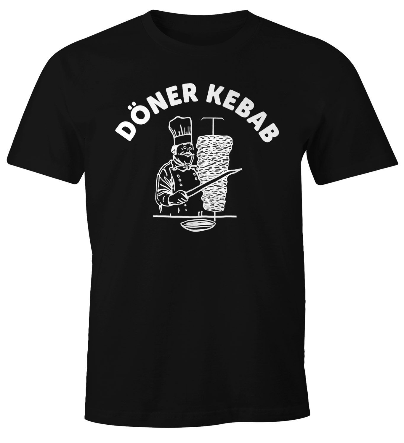 MoonWorks Print-Shirt Döner Shirt Herren Kebab Dönerspieß Fun T-Shirt Moonw günstig online kaufen